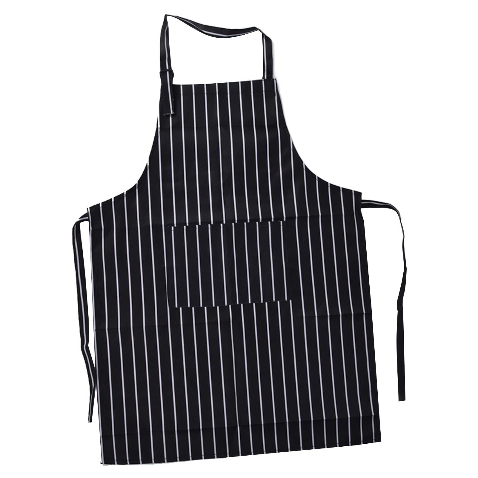 Bib Apron Waterproof Adjustable Kitchen Cooking Aprons with Dual Pockets for view 3