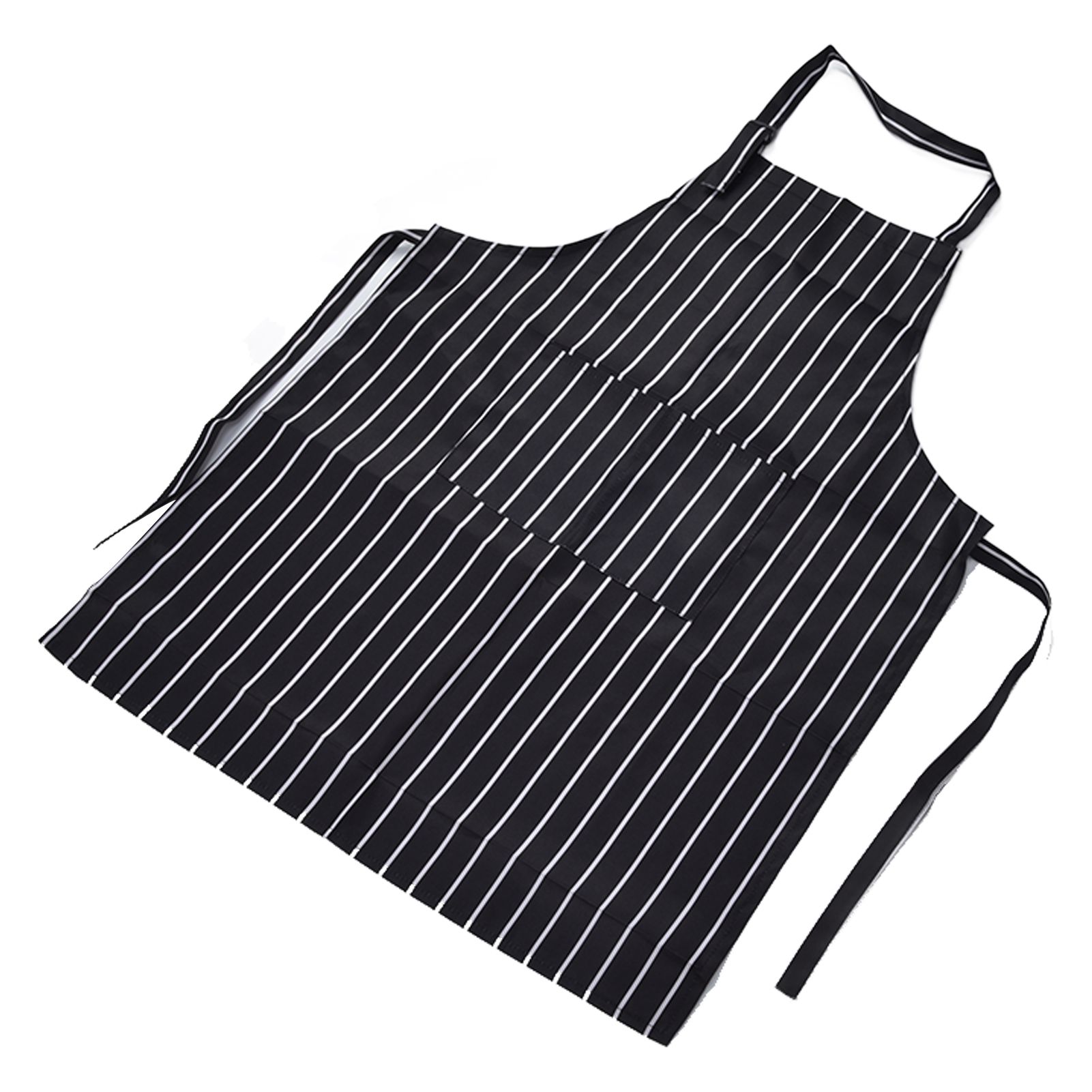 Bib Apron Waterproof Adjustable Kitchen Cooking Aprons with Dual Pockets for view 5