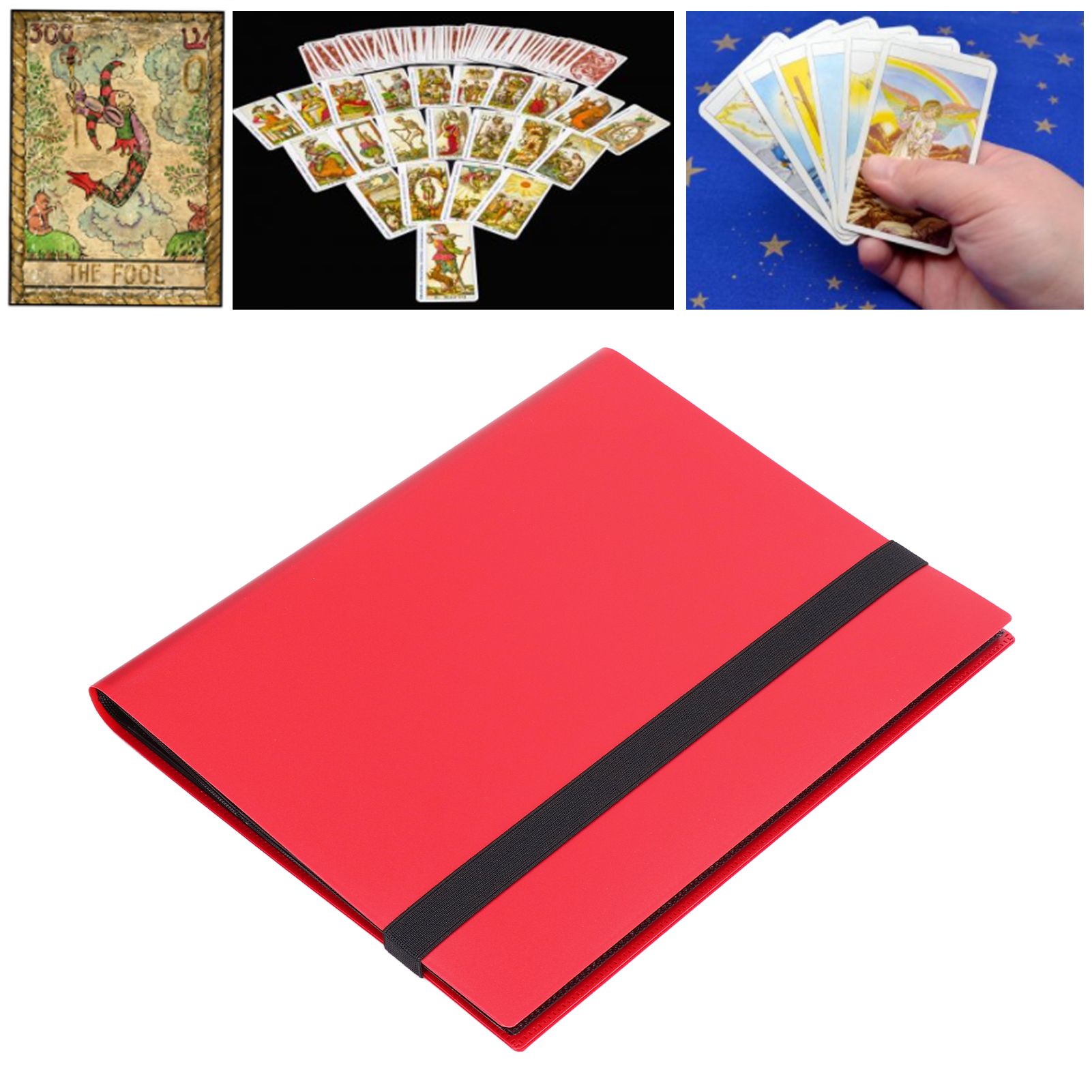 Card Binder 20 Pages 9 Pocket Large Capacity Colored Cover Card Collection view 12