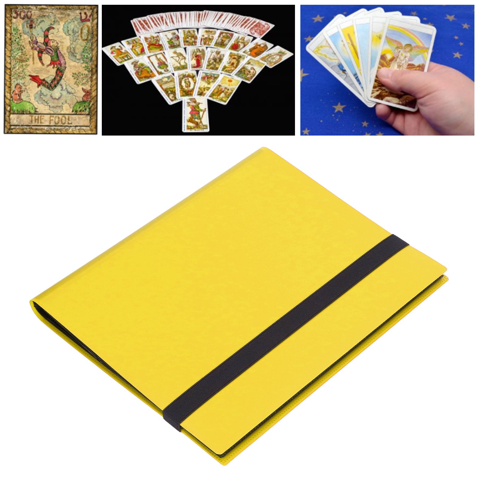 Card Binder 20 Pages 9 Pocket Large Capacity Colored Cover Card Collection view 12