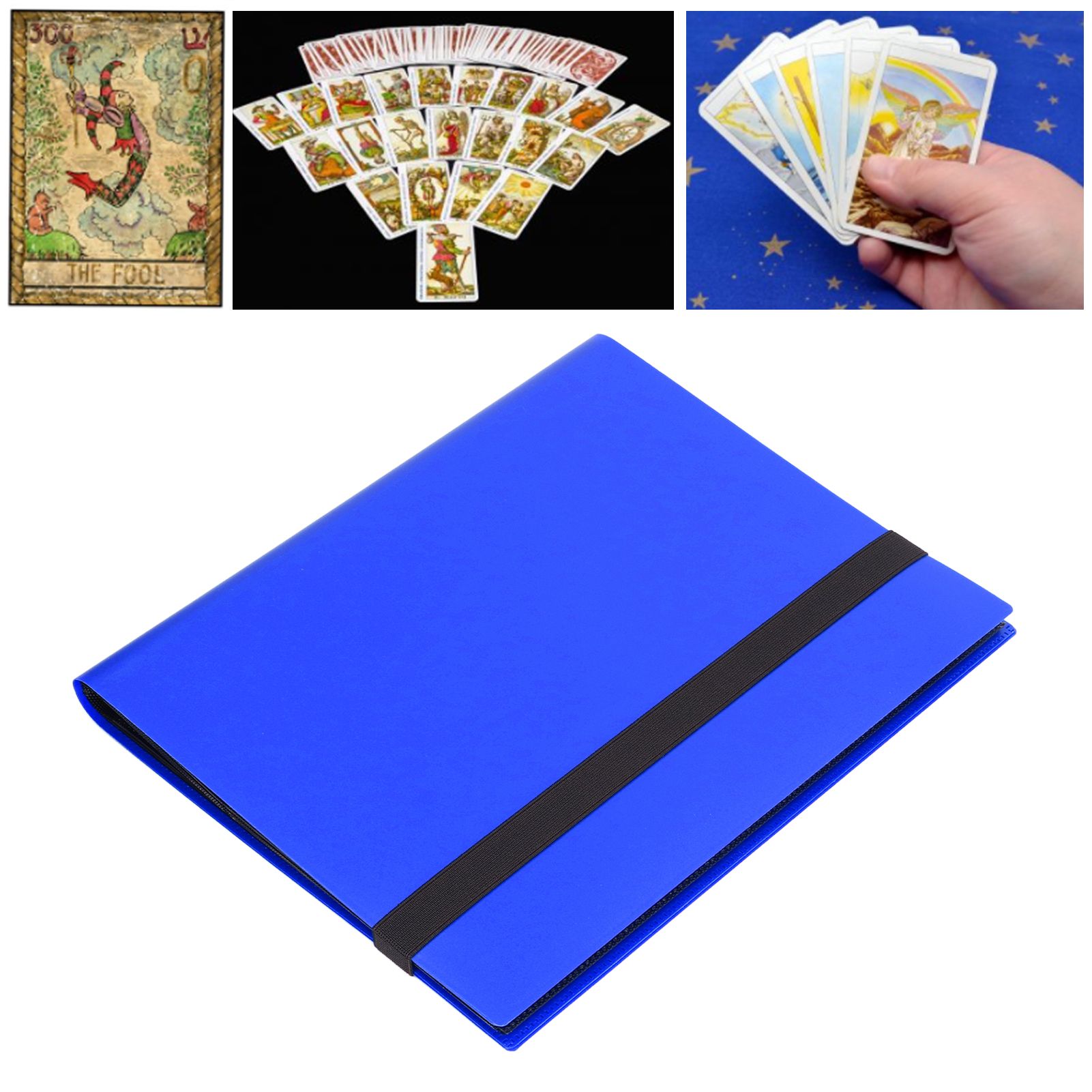 Card Binder 20 Pages 9 Pocket Large Capacity Colored Cover Card Collection view 12