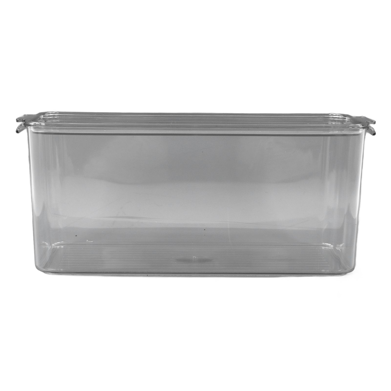 Plastic Storage Box Stackable Refrigerator Kitchen Clear Plastic Fruit view 7