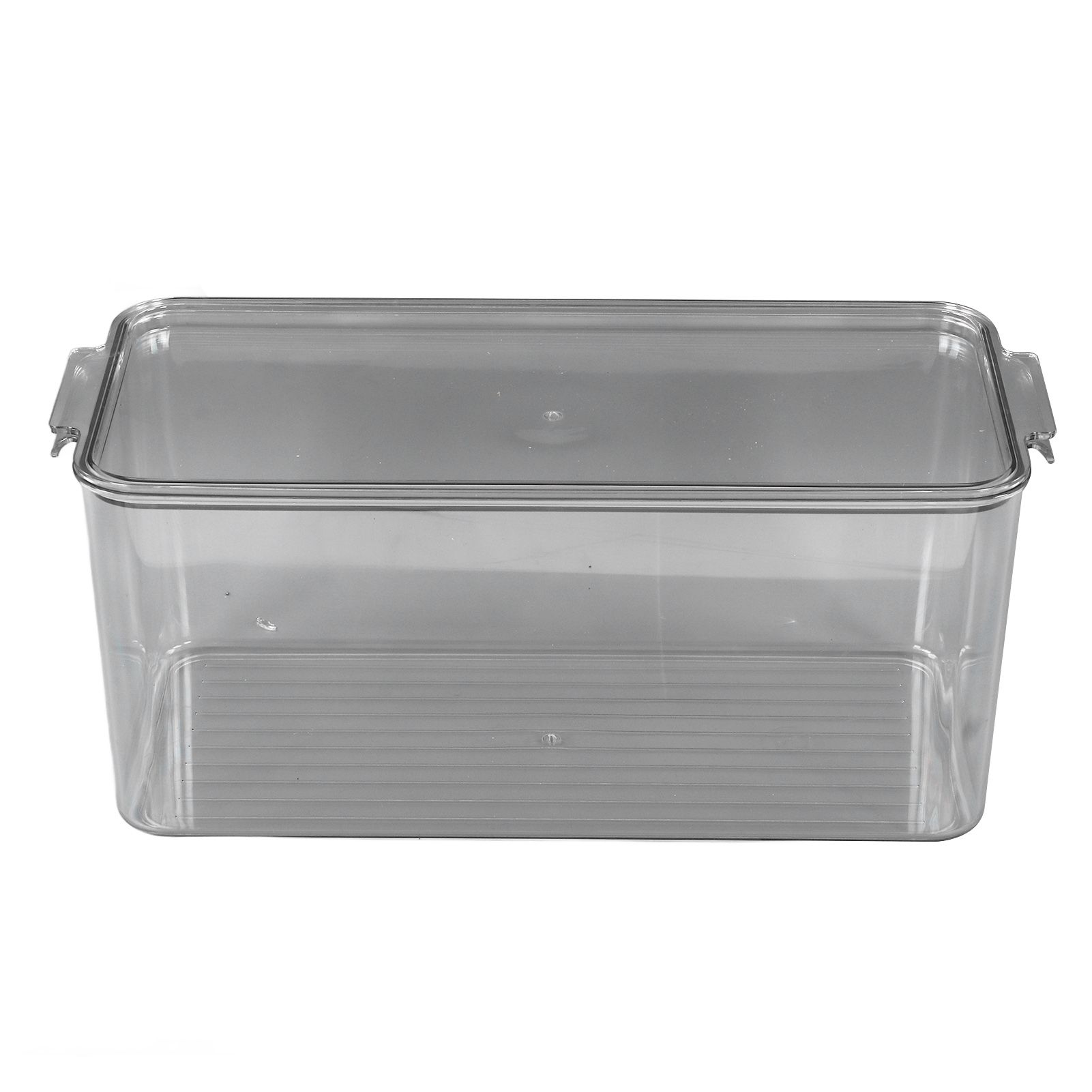 Plastic Storage Box Stackable Refrigerator Kitchen Clear Plastic Fruit view 9