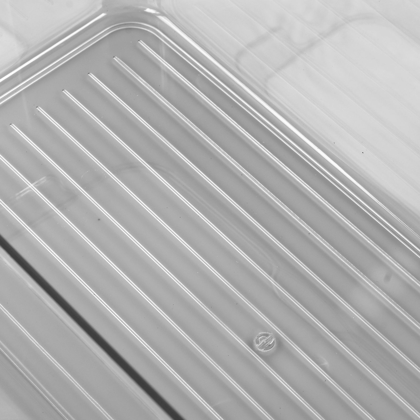 Plastic Storage Box Stackable Refrigerator Kitchen Clear Plastic Fruit view 14