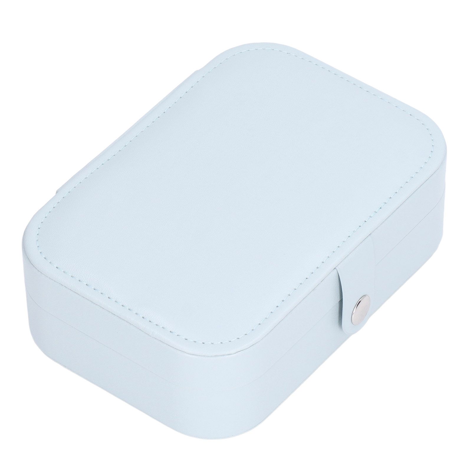 Jewelry Travel Case Large Capacity Durable Leather Simple Style Multifunction view 2
