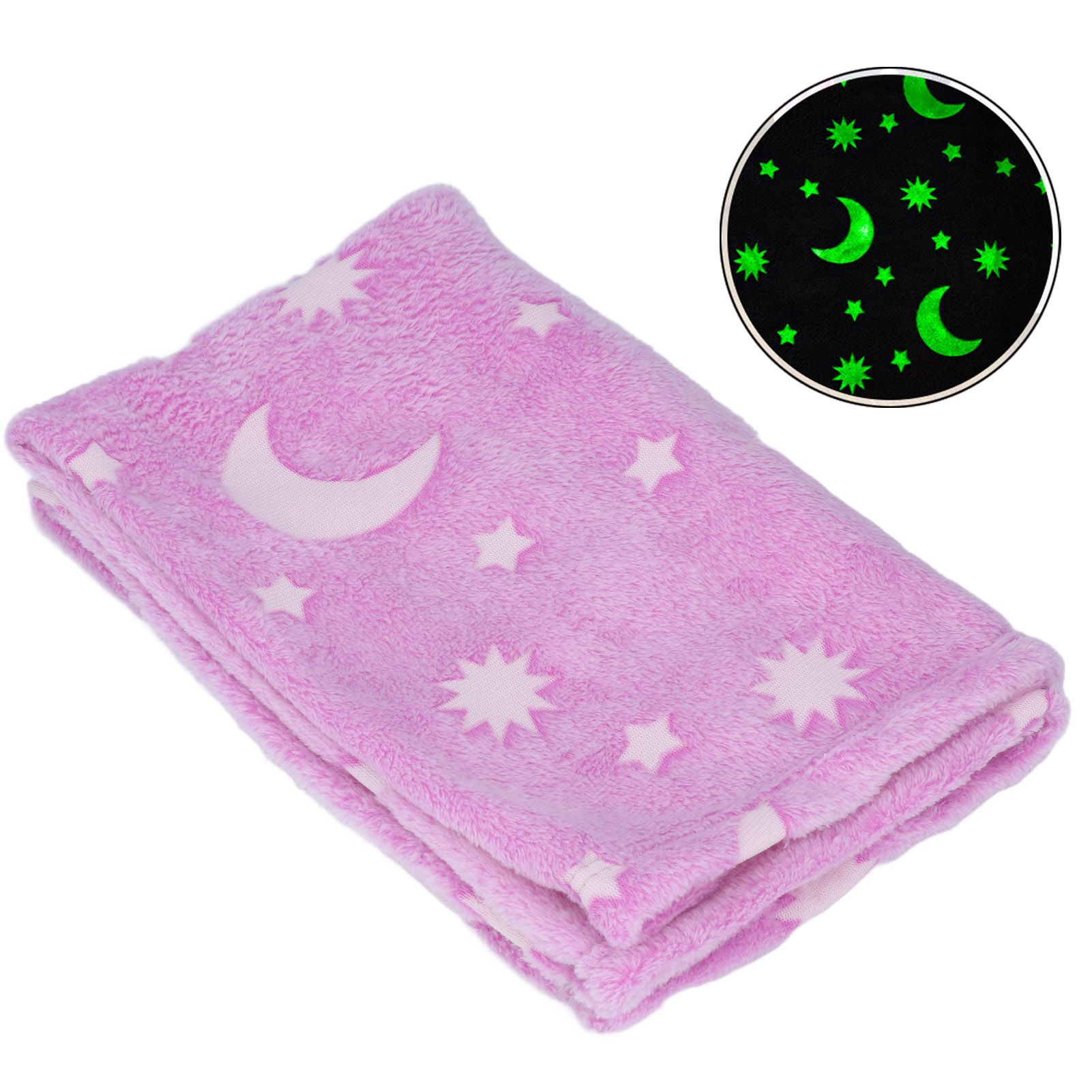 1.52x1M Luminous Blanket Double Sided Polyester Glowing Blanket Bedroom Air view 11