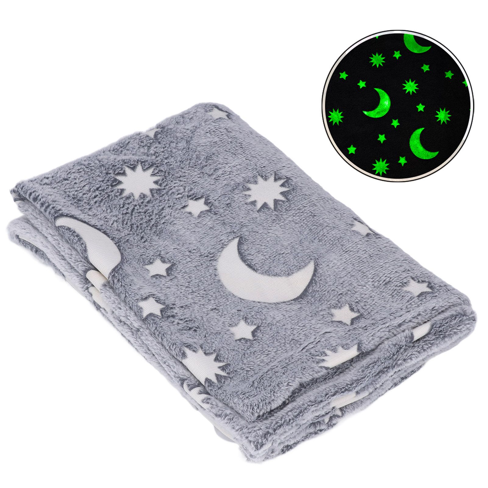1.52x1M Luminous Blanket Double Sided Polyester Glowing Blanket Bedroom Air view 11