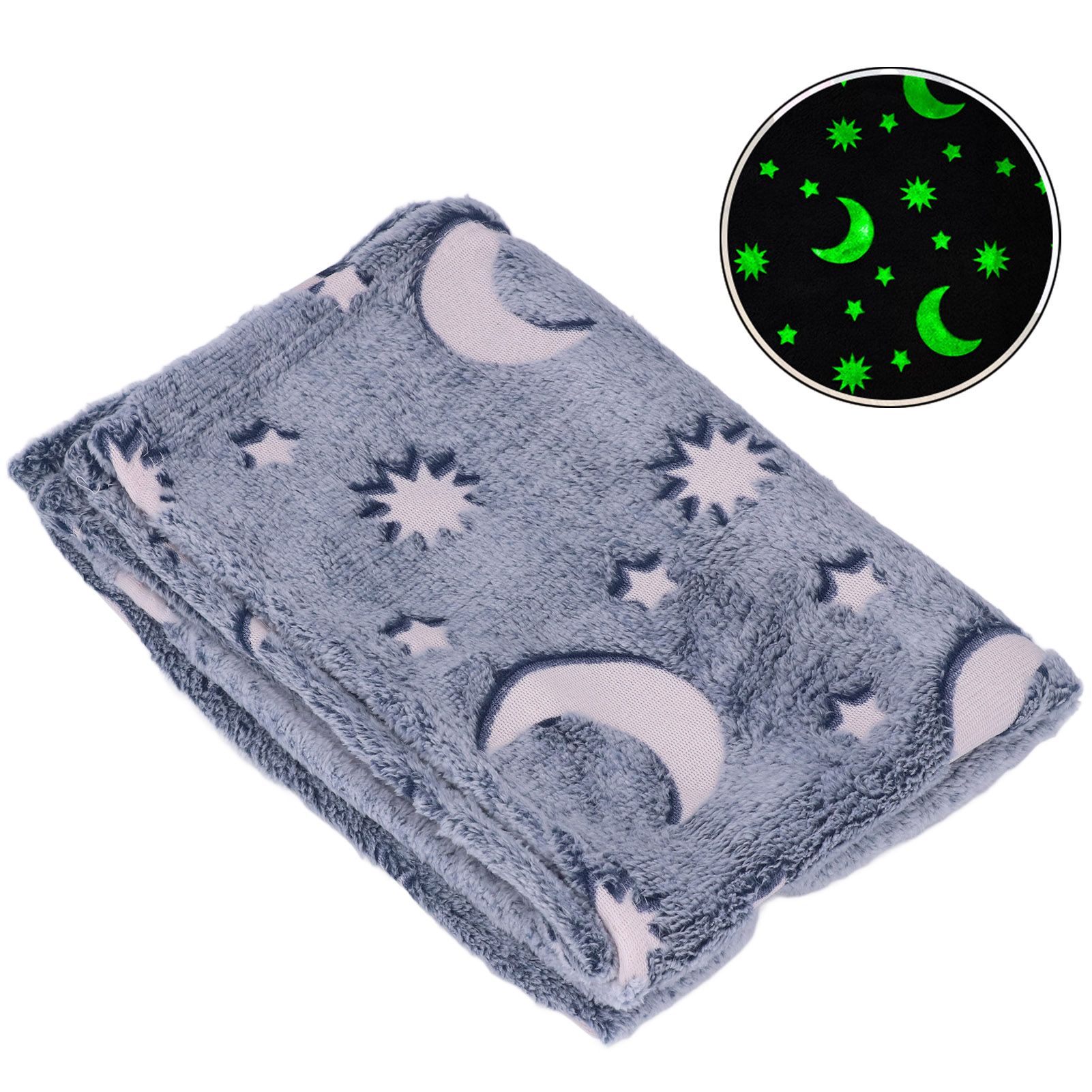 1.52x1M Luminous Blanket Double Sided Polyester Glowing Blanket Bedroom Air view 11