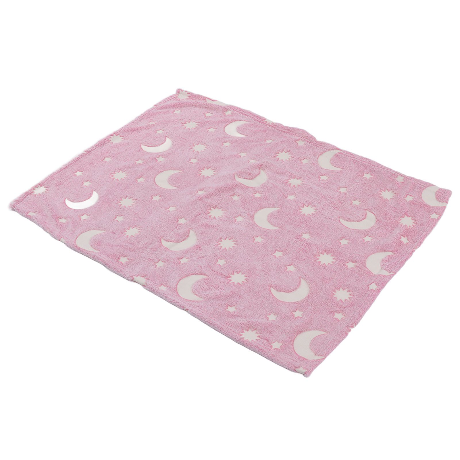 1.5x2m Luminous Blanket Double Side Flannel Star Moon Design Soft Glow in The view 5