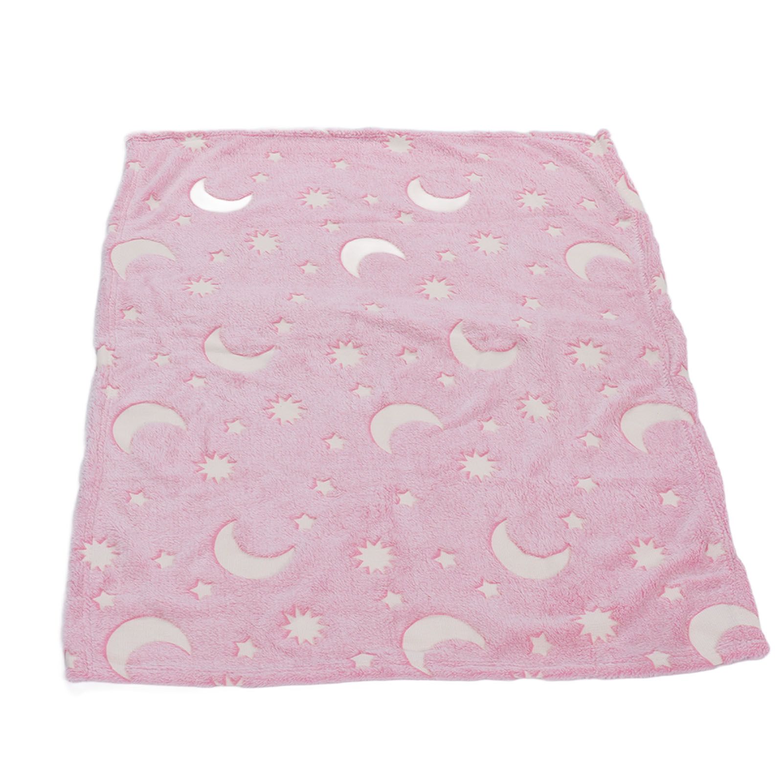 1.5x2m Luminous Blanket Double Side Flannel Star Moon Design Soft Glow in The view 6