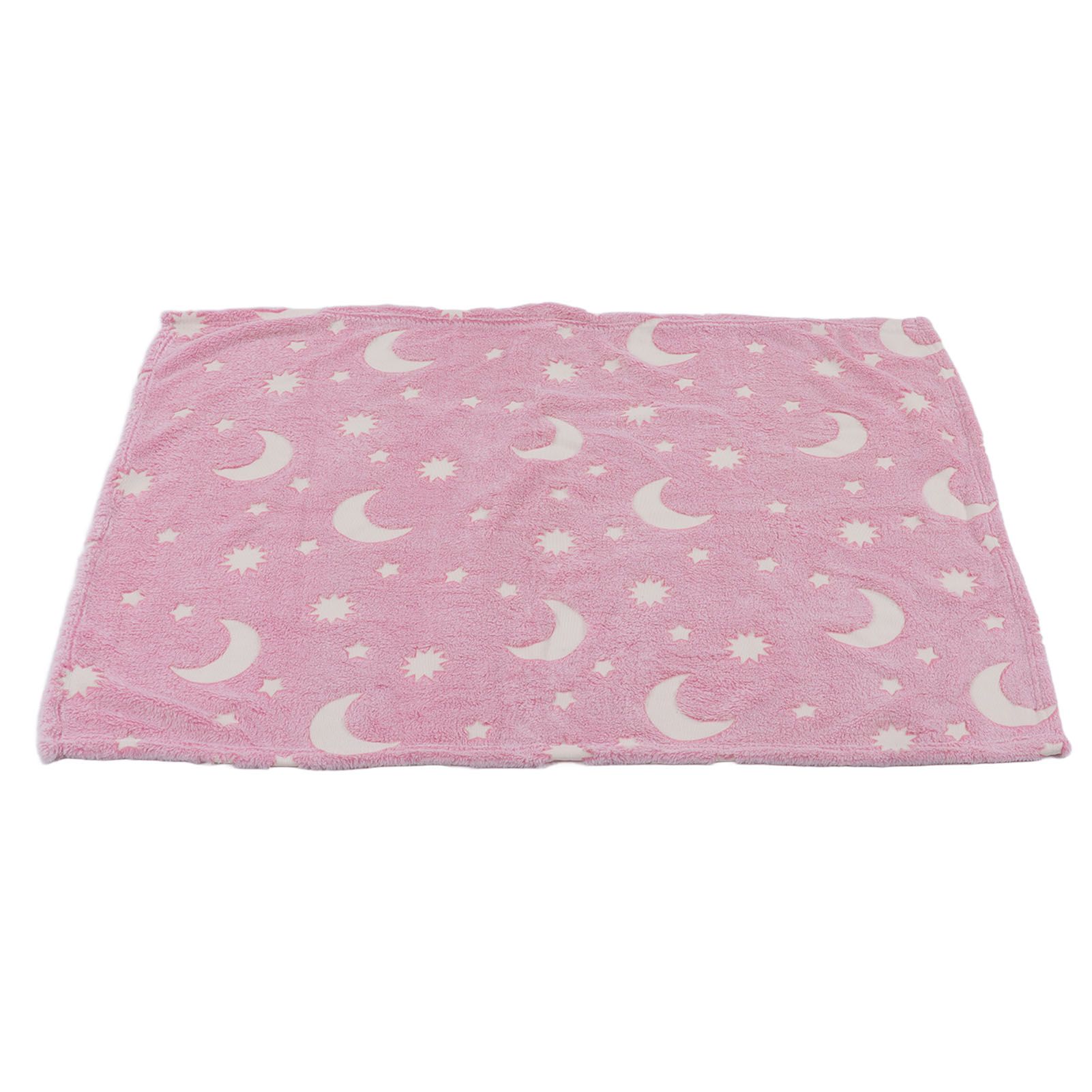 1.5x2m Luminous Blanket Double Side Flannel Star Moon Design Soft Glow in The view 7