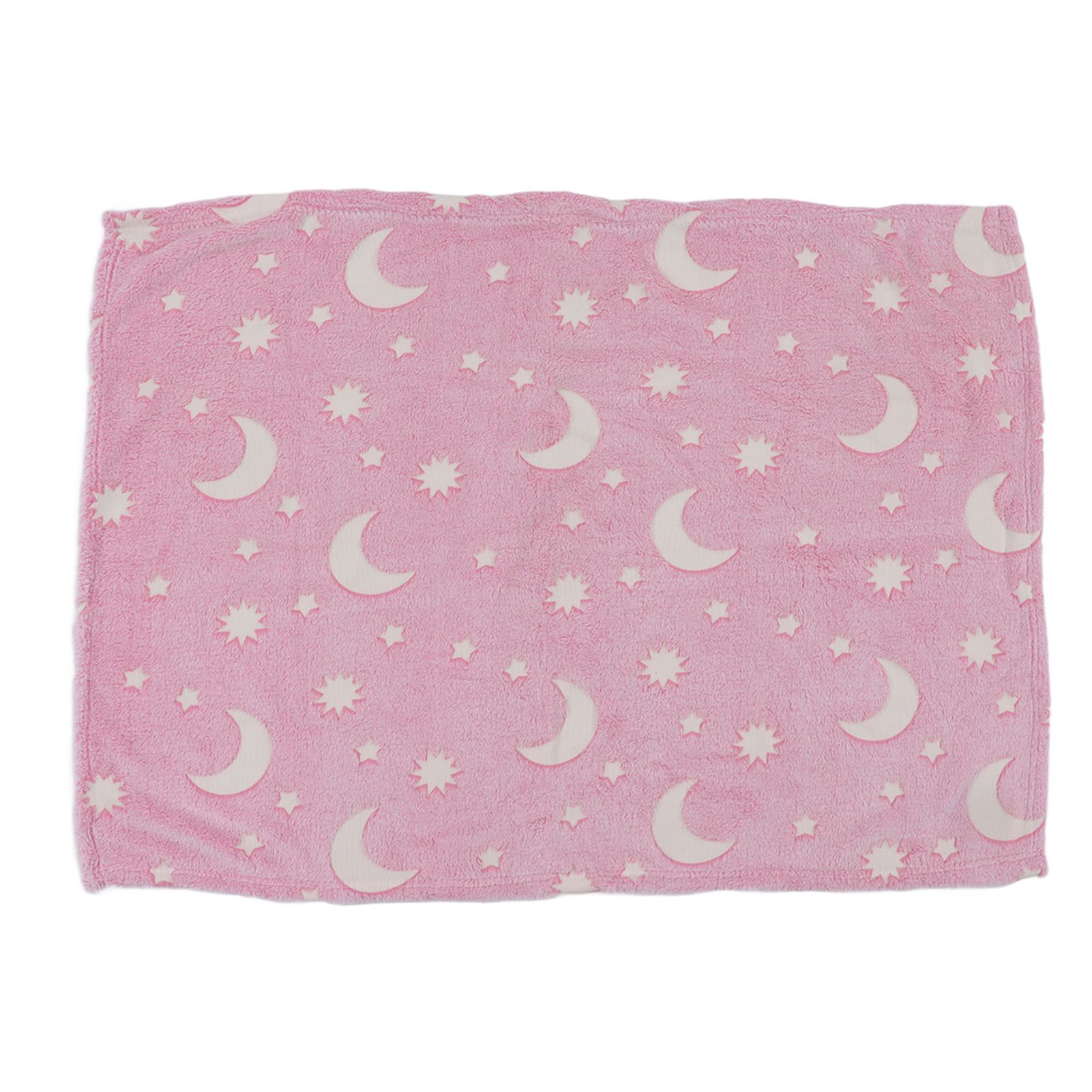 1.5x2m Luminous Blanket Double Side Flannel Star Moon Design Soft Glow in The view 8