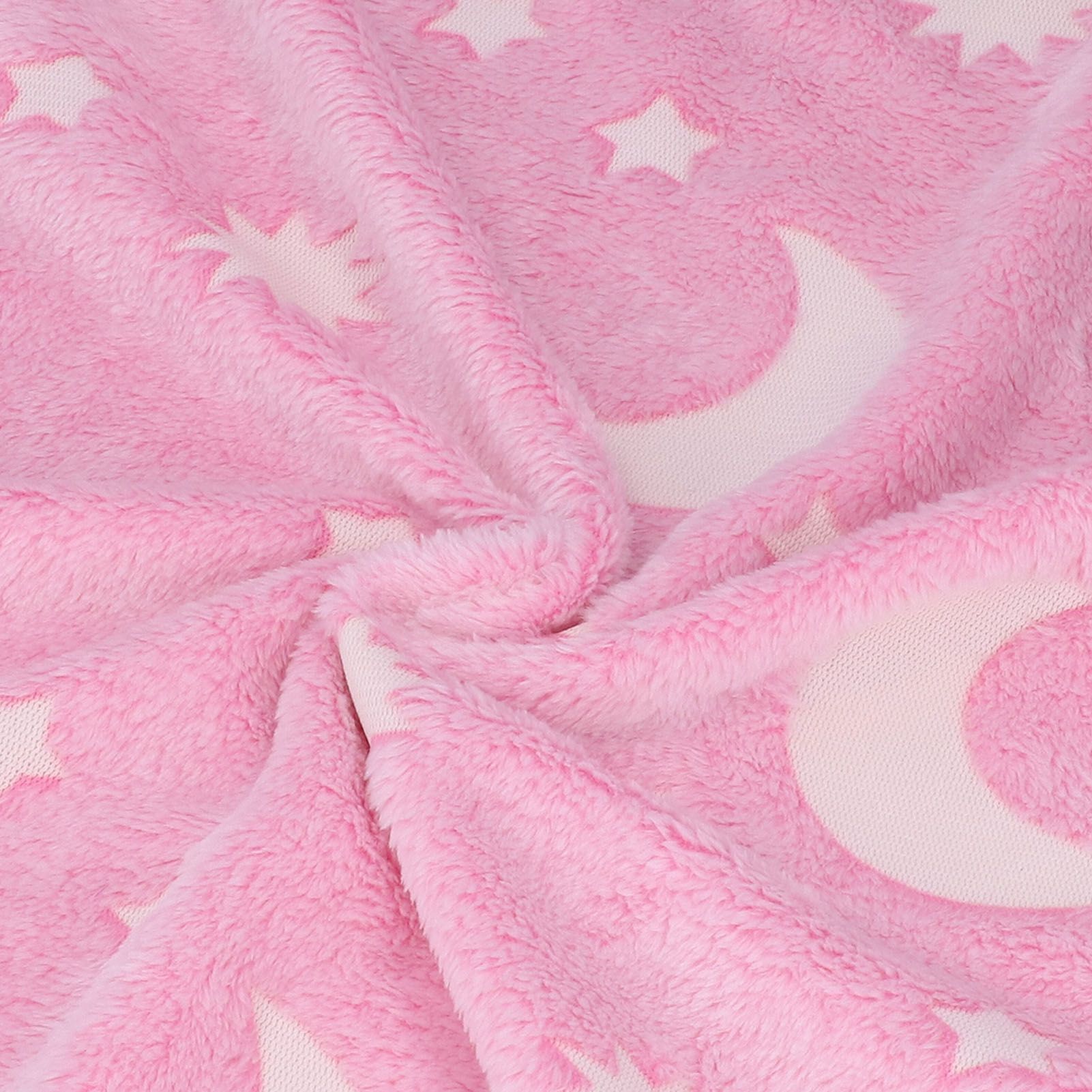 1.5x2m Luminous Blanket Double Side Flannel Star Moon Design Soft Glow in The view 13