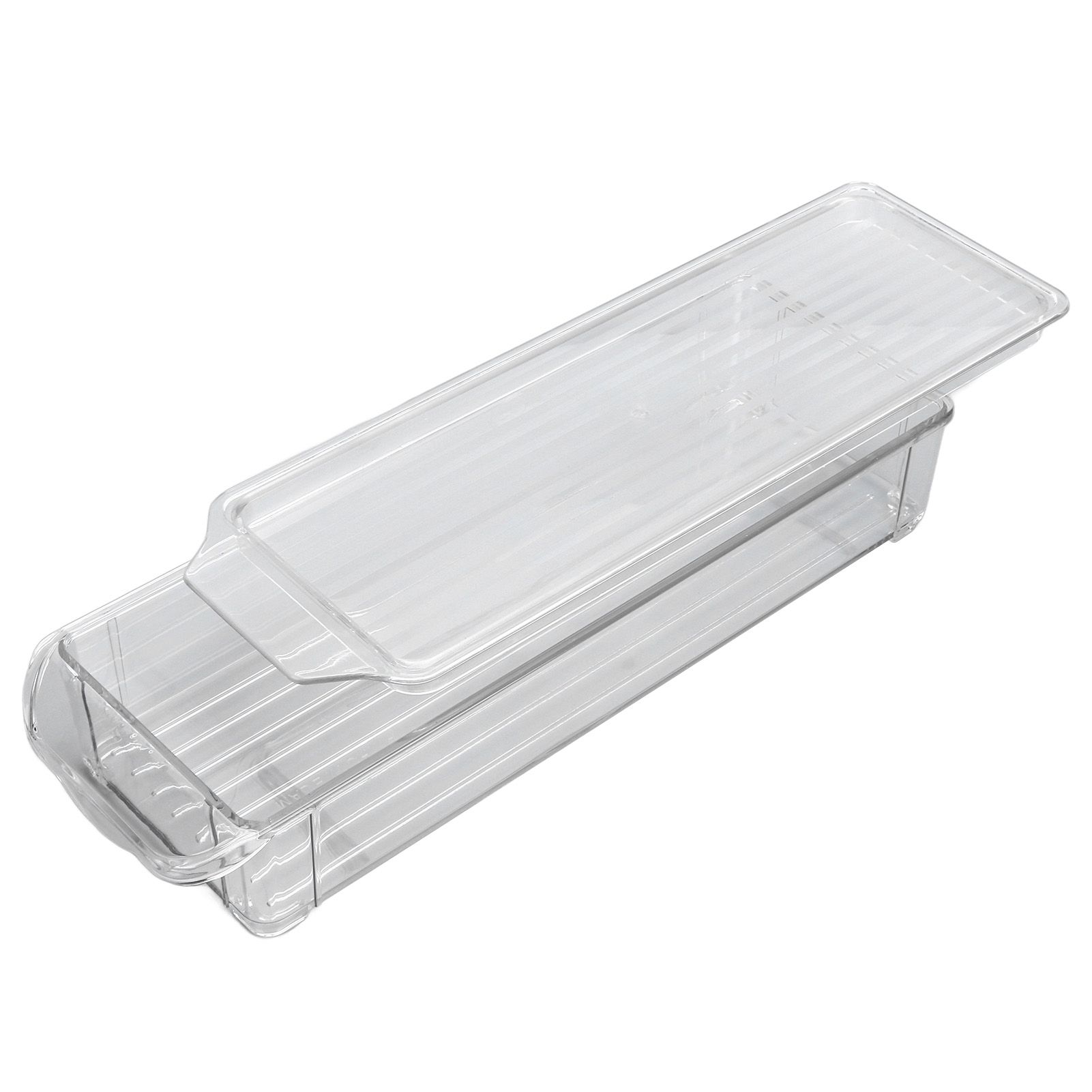 Clear Organizing Bin Large Capacity Transparent Food Grade Plastic view 2