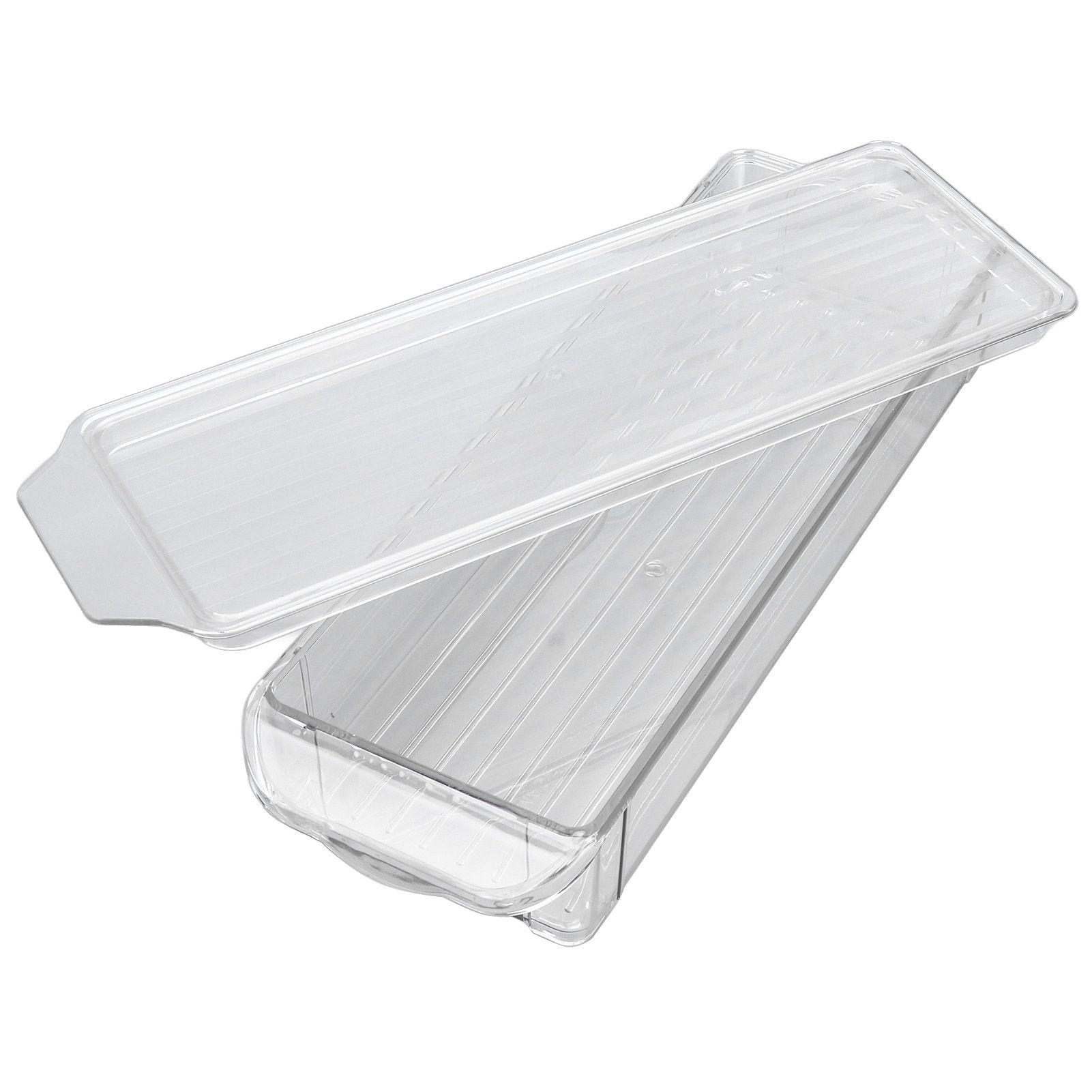 Clear Organizing Bin Large Capacity Transparent Food Grade Plastic view 4