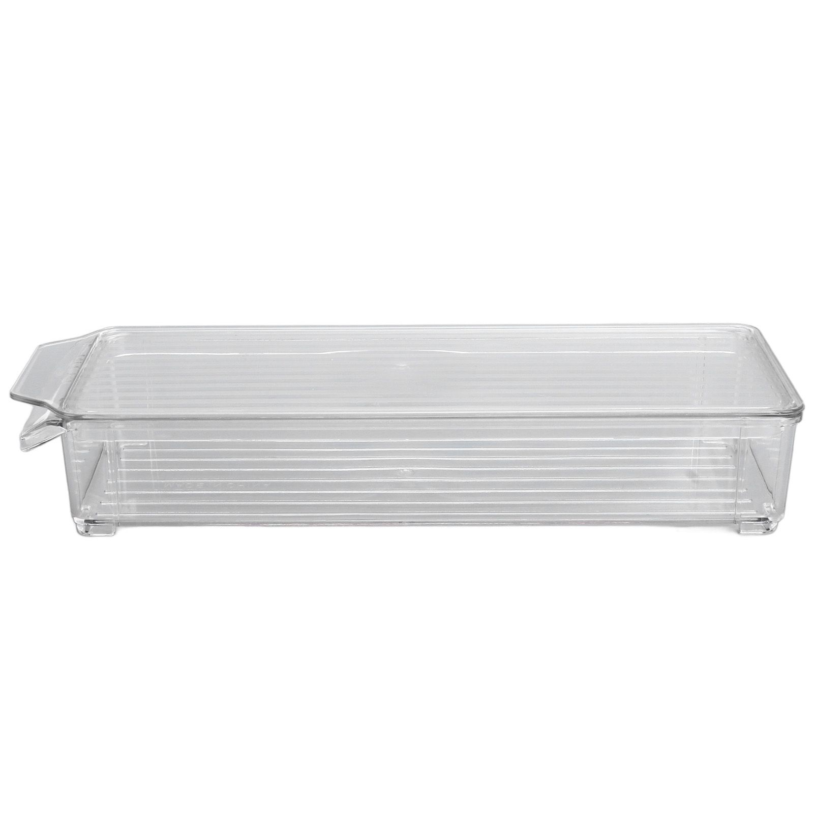 Clear Organizing Bin Large Capacity Transparent Food Grade Plastic view 7
