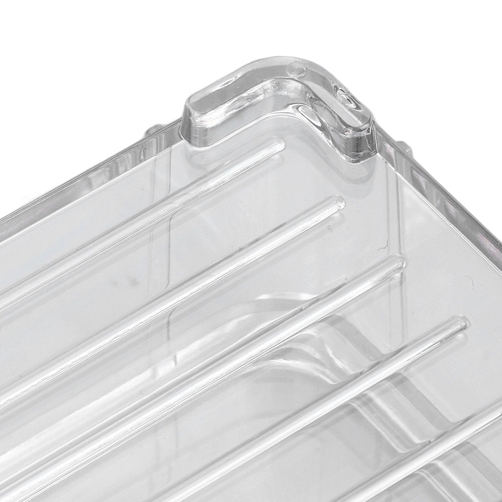 Clear Organizing Bin Large Capacity Transparent Food Grade Plastic view 13