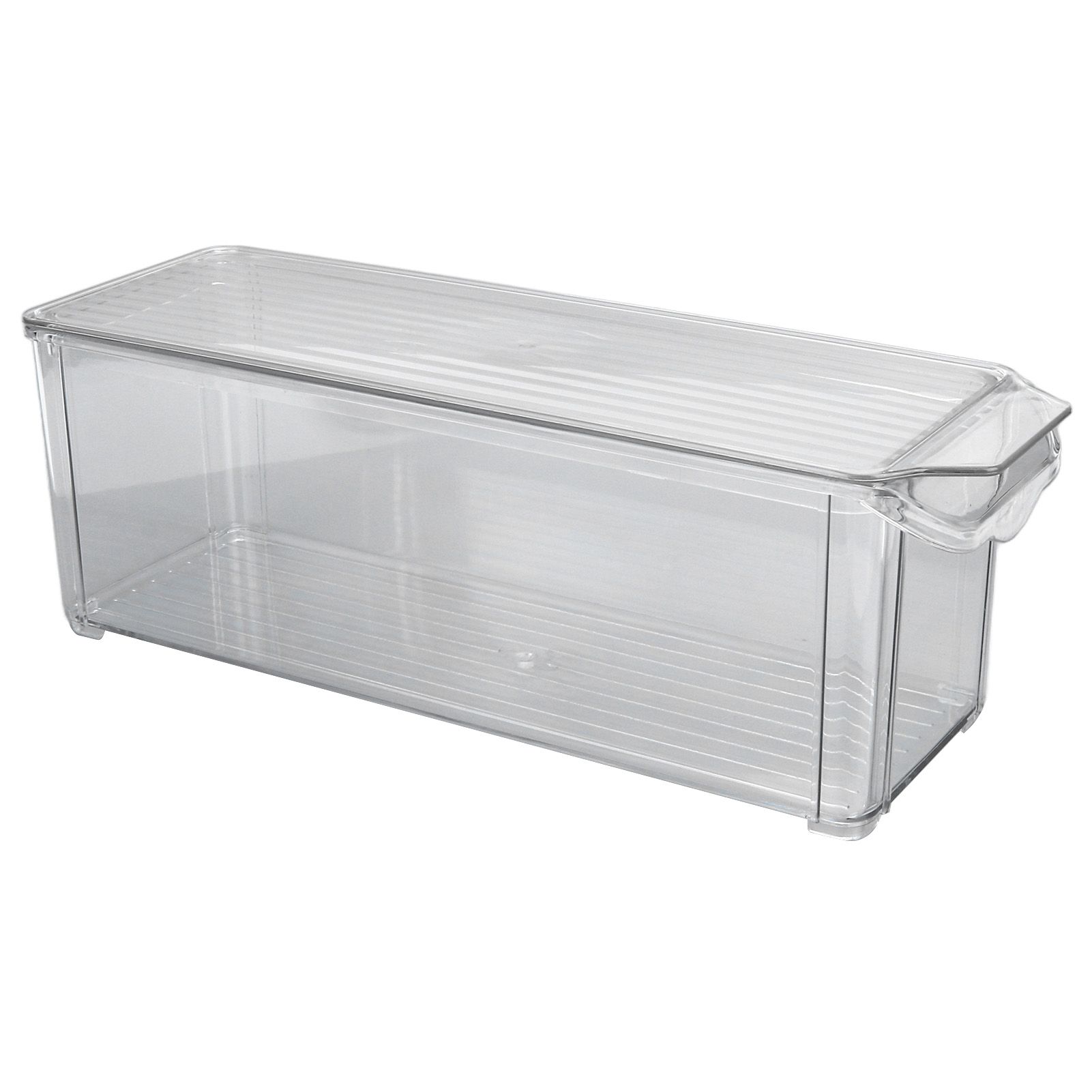 Clear Organizing Bin Large Capacity Transparent Food Grade Plastic