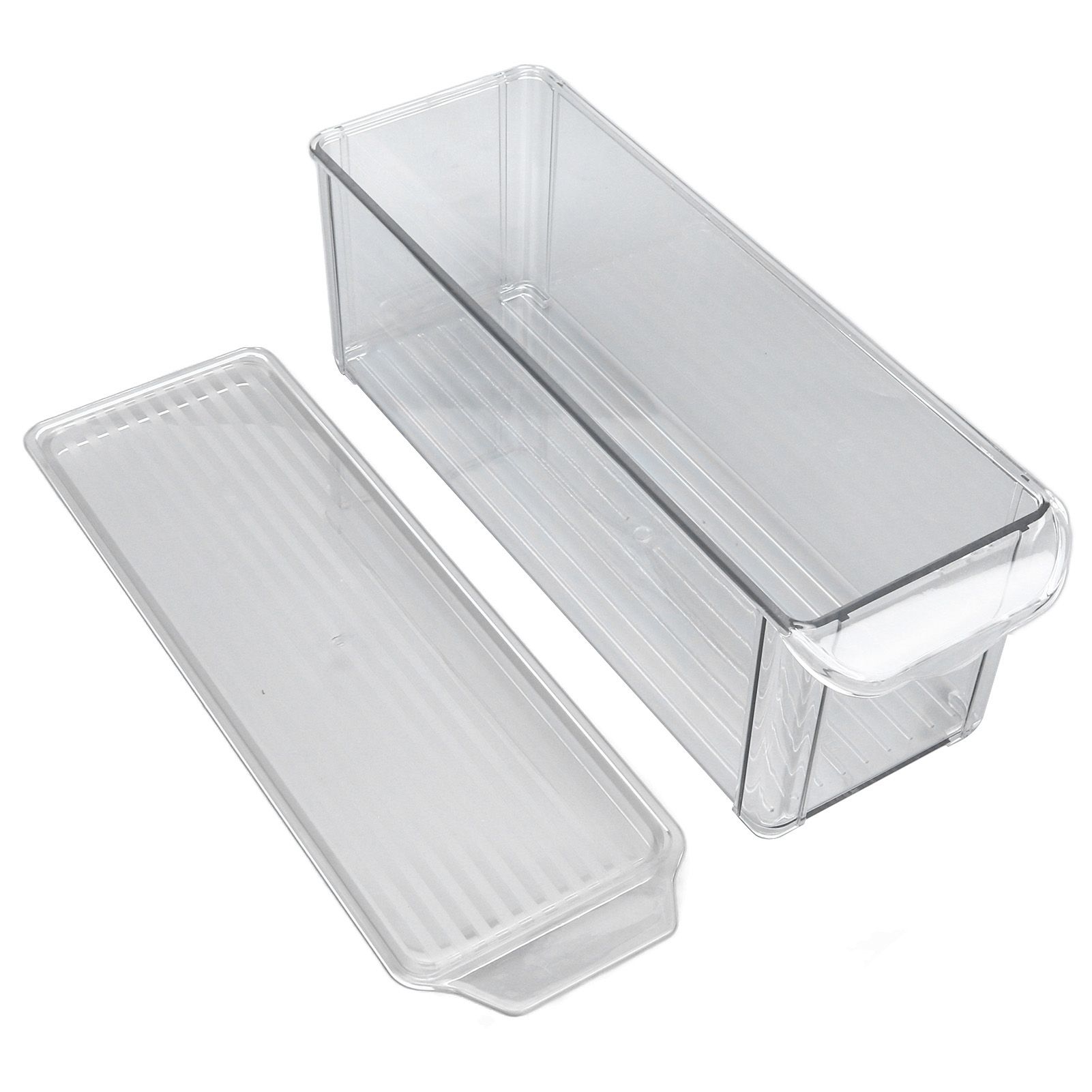 Clear Organizing Bin Large Capacity Transparent Food Grade Plastic view 4