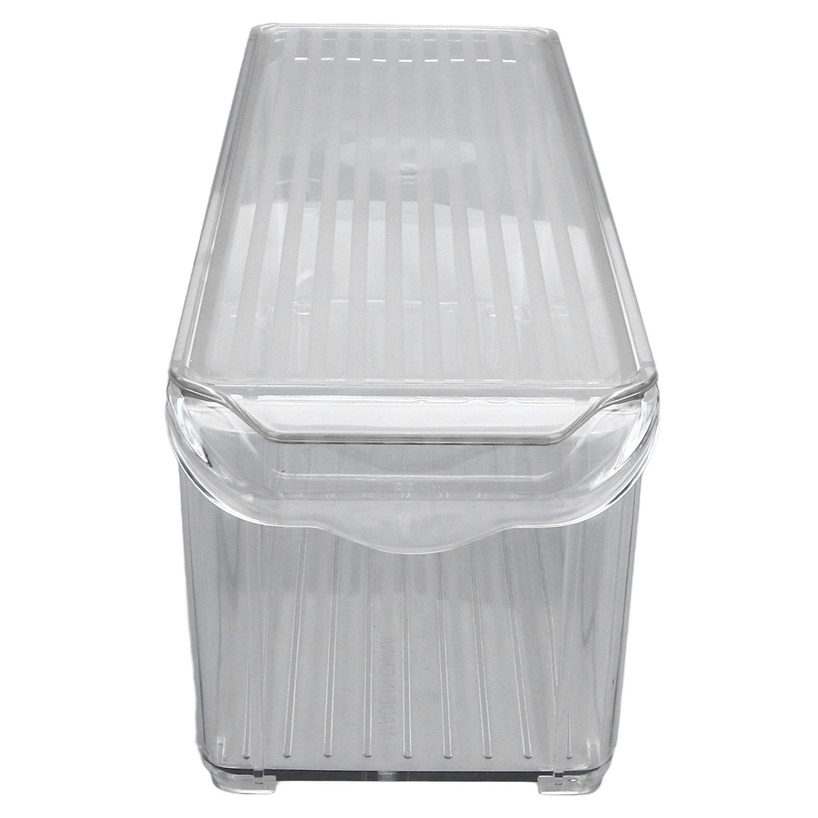 Clear Organizing Bin Large Capacity Transparent Food Grade Plastic view 7