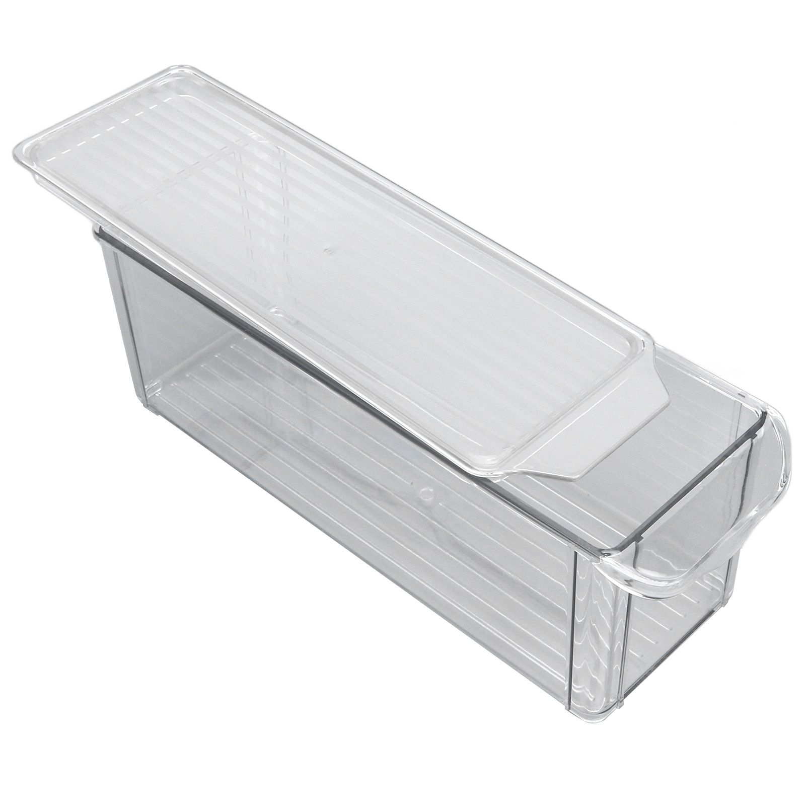 Clear Organizing Bin Large Capacity Transparent Food Grade Plastic view 8