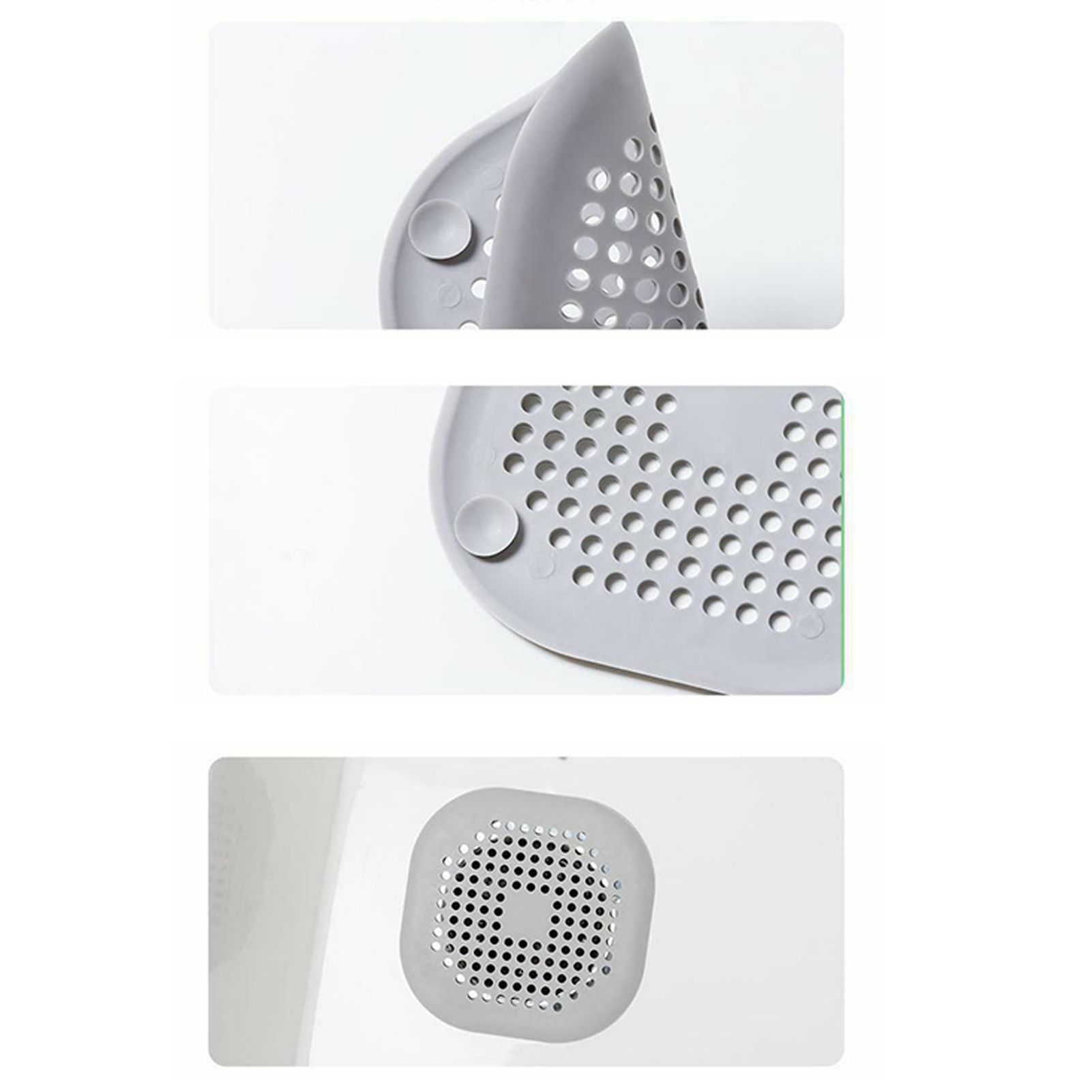 Sewer Floor Drain Net With Suction Cup Shower Drain Hair Cover Kitchen view 6