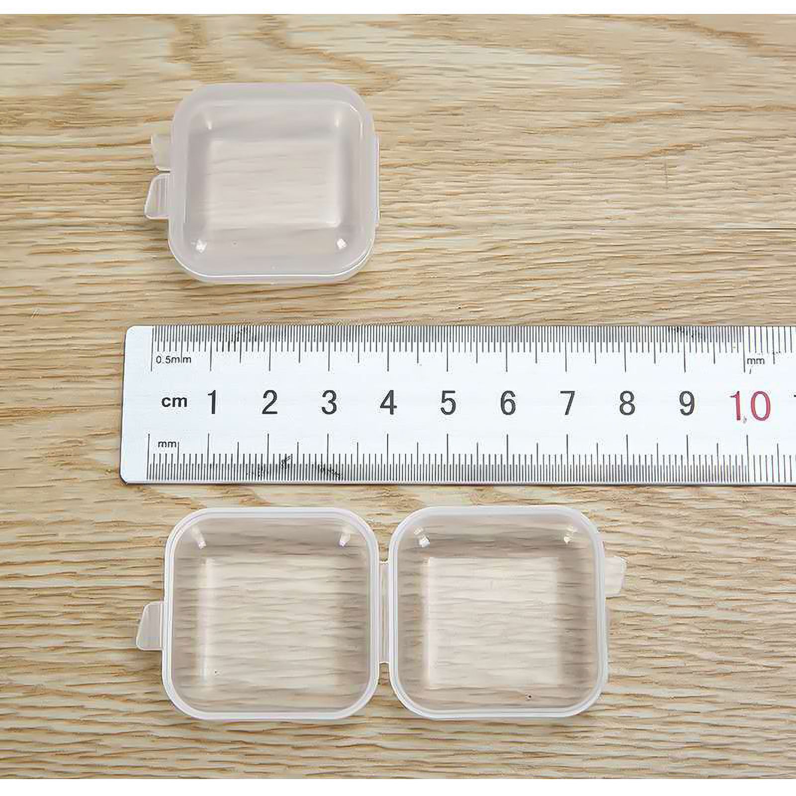 Small Clear Box Transparent Sturdy Durable PP Glossy Surface Wide Application view 4