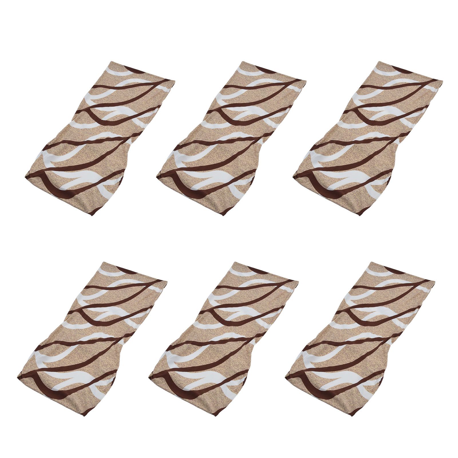 6PCS High Elasticity Chair Cover Removable Washable Dustproof Home Hotel view 8