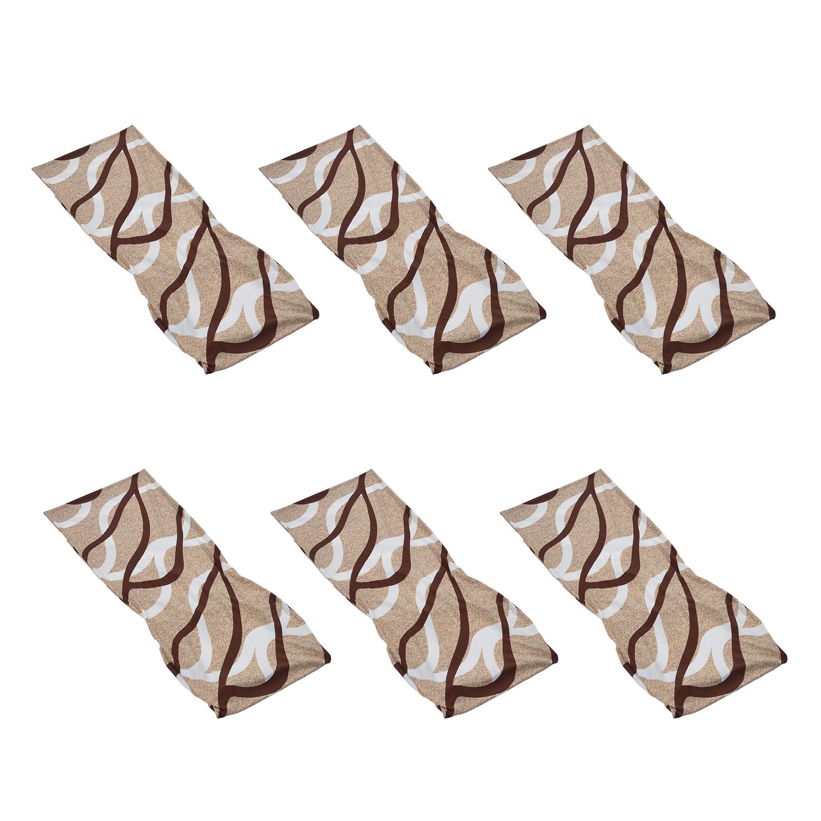 6PCS High Elasticity Chair Cover Removable Washable Dustproof Home Hotel view 9