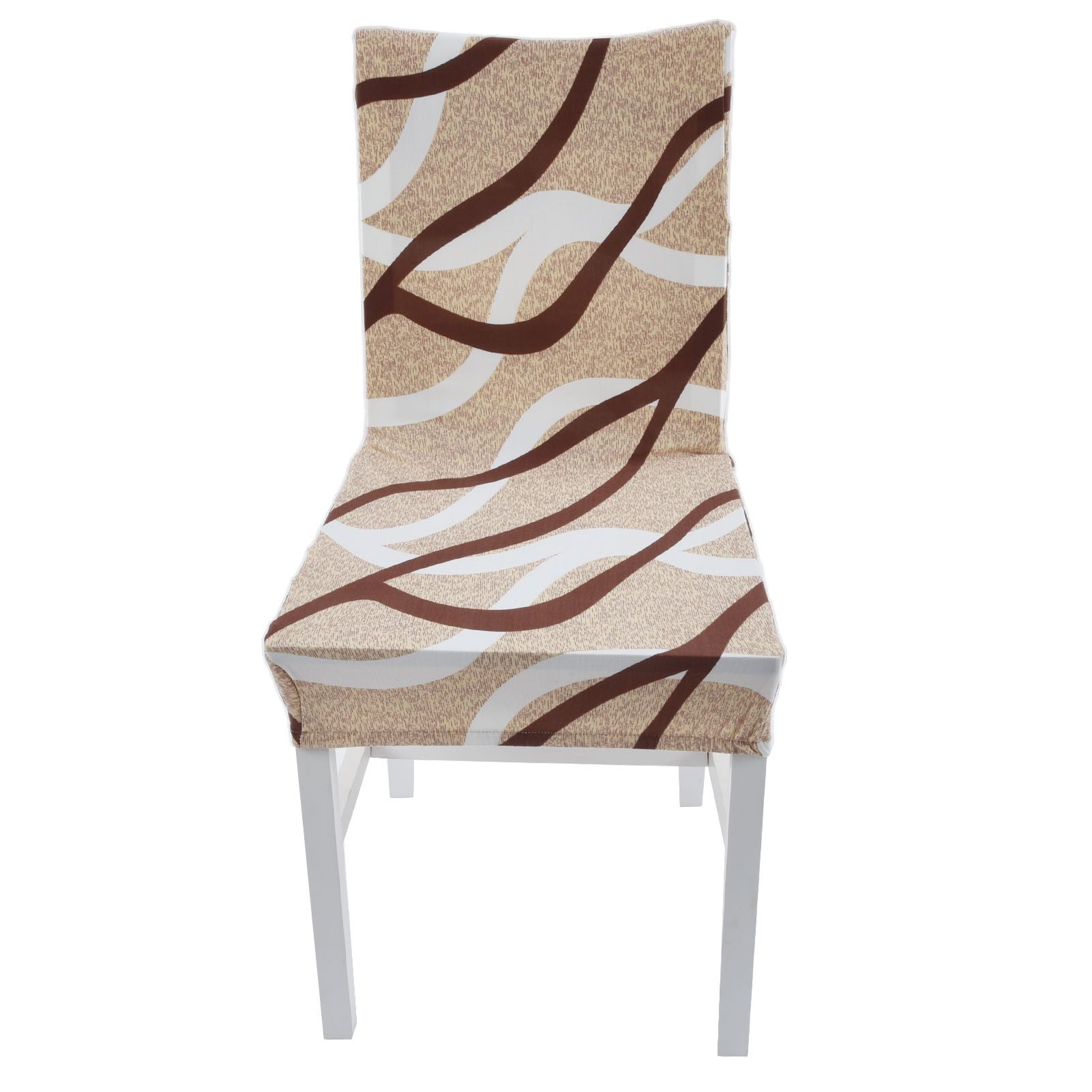 6PCS High Elasticity Chair Cover Removable Washable Dustproof Home Hotel view 13