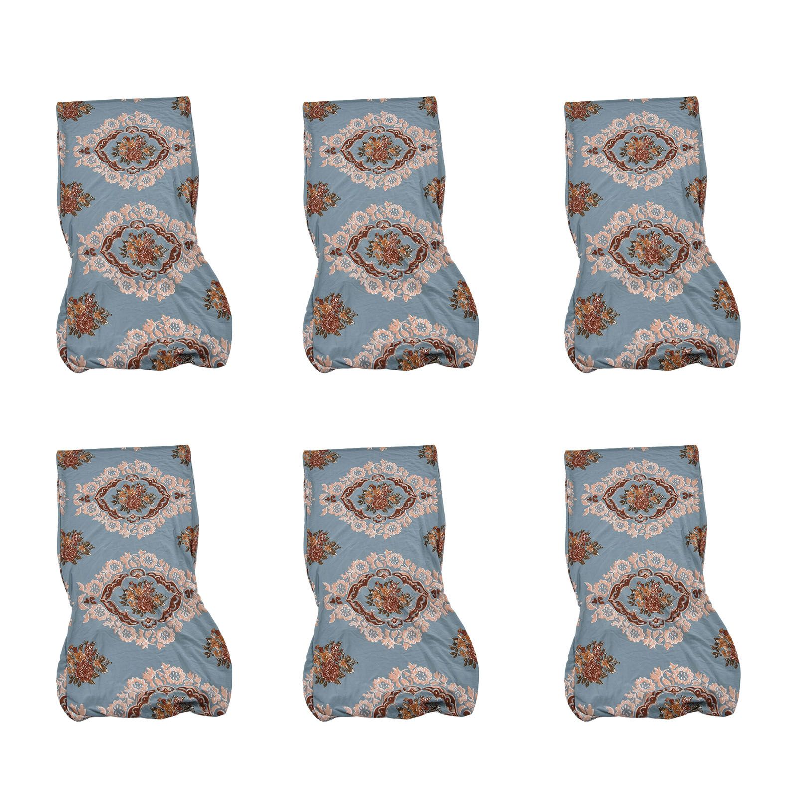 6PCS High Elasticity Chair Cover Removable Washable Dustproof Home Hotel view 8