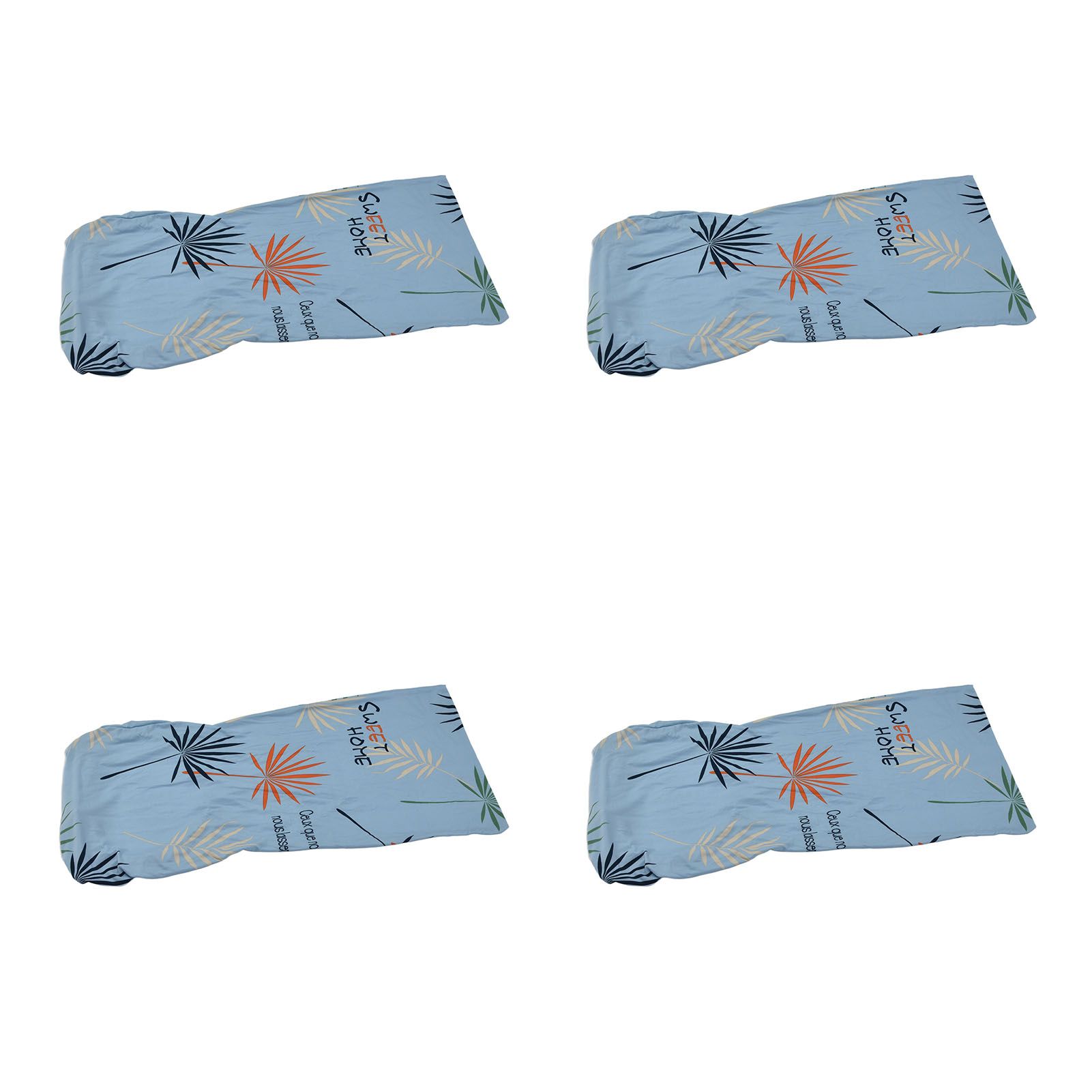 4Pcs Chair Slipcover High Elasticity Stylish Elegant Design Dustproof Dining view 4