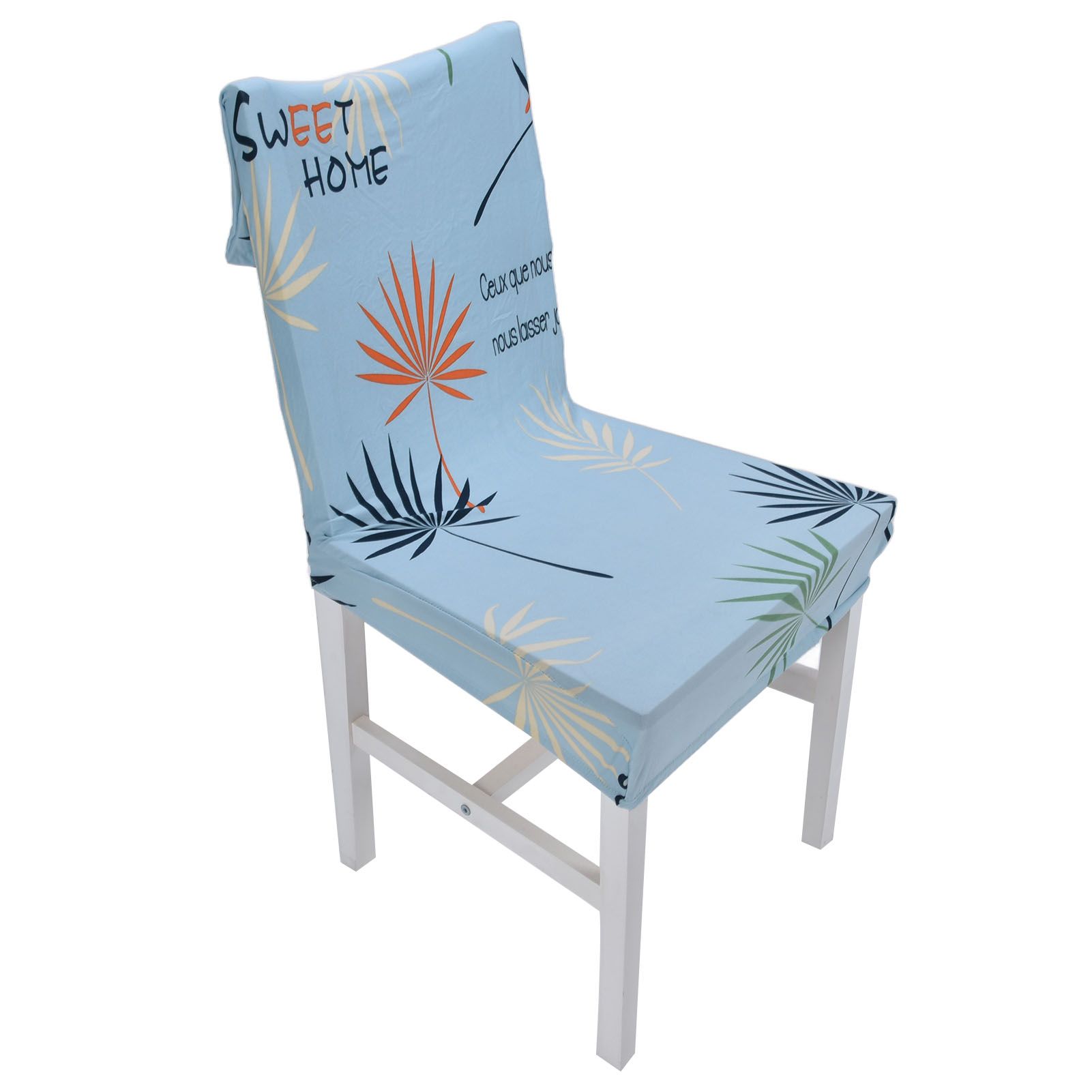 4Pcs Chair Slipcover High Elasticity Stylish Elegant Design Dustproof Dining view 13
