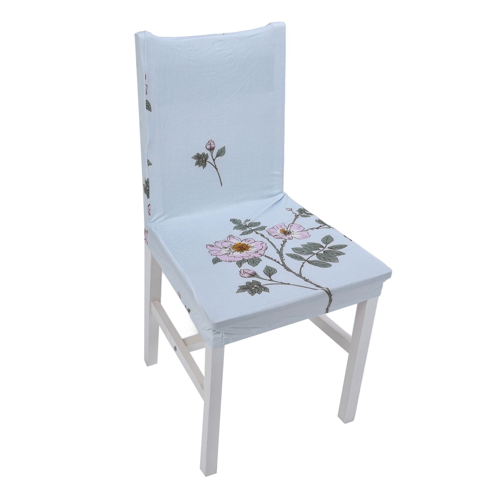 4Pcs Chair Slipcover High Elasticity Stylish Elegant Design Dustproof Dining view 13