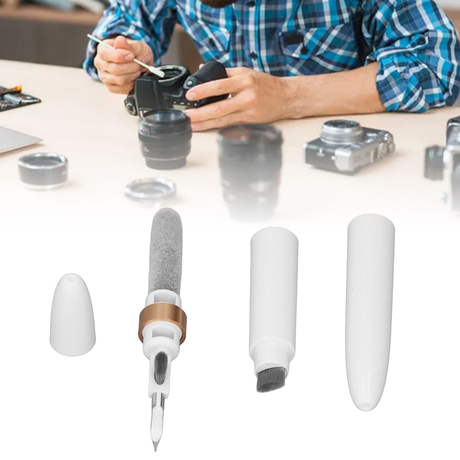 Bluetooth Earbuds Cleaning Pen Multifunction Earphones Case Cleaning Tools for view 11