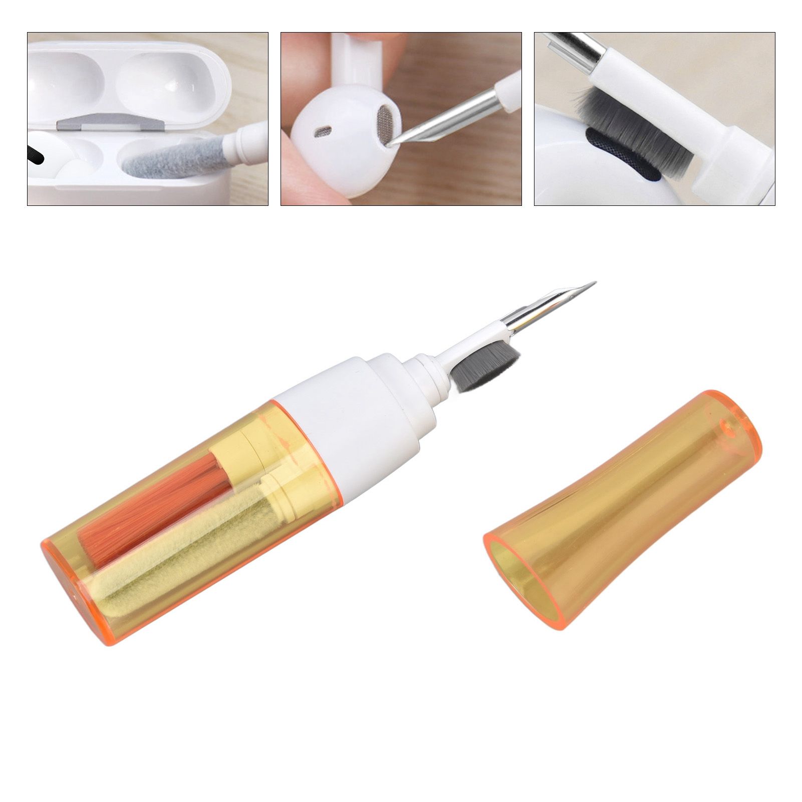Bluetooth Earbuds Cleaning Kit Multi Function Portable Earphone Brush Dust view 11