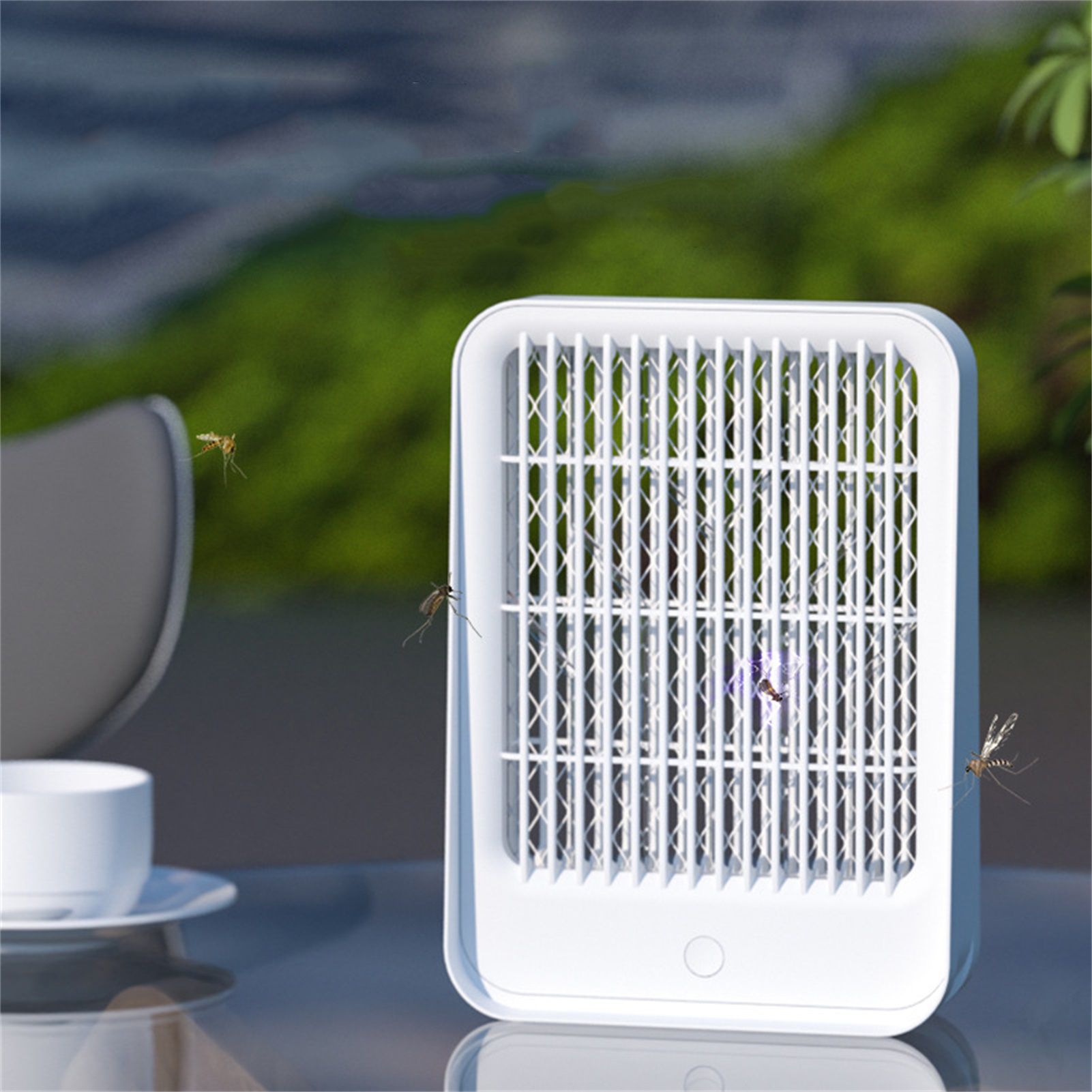 Electric Bug Trap Lamp Mosquito Killer Pest Repeller 360‑400nm LED USB view 2