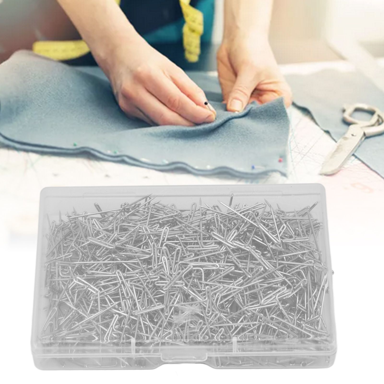 500pcs Stainless Steel T Pins 27mm/1.06in Wig T Pins T Shaped Needles with view 12
