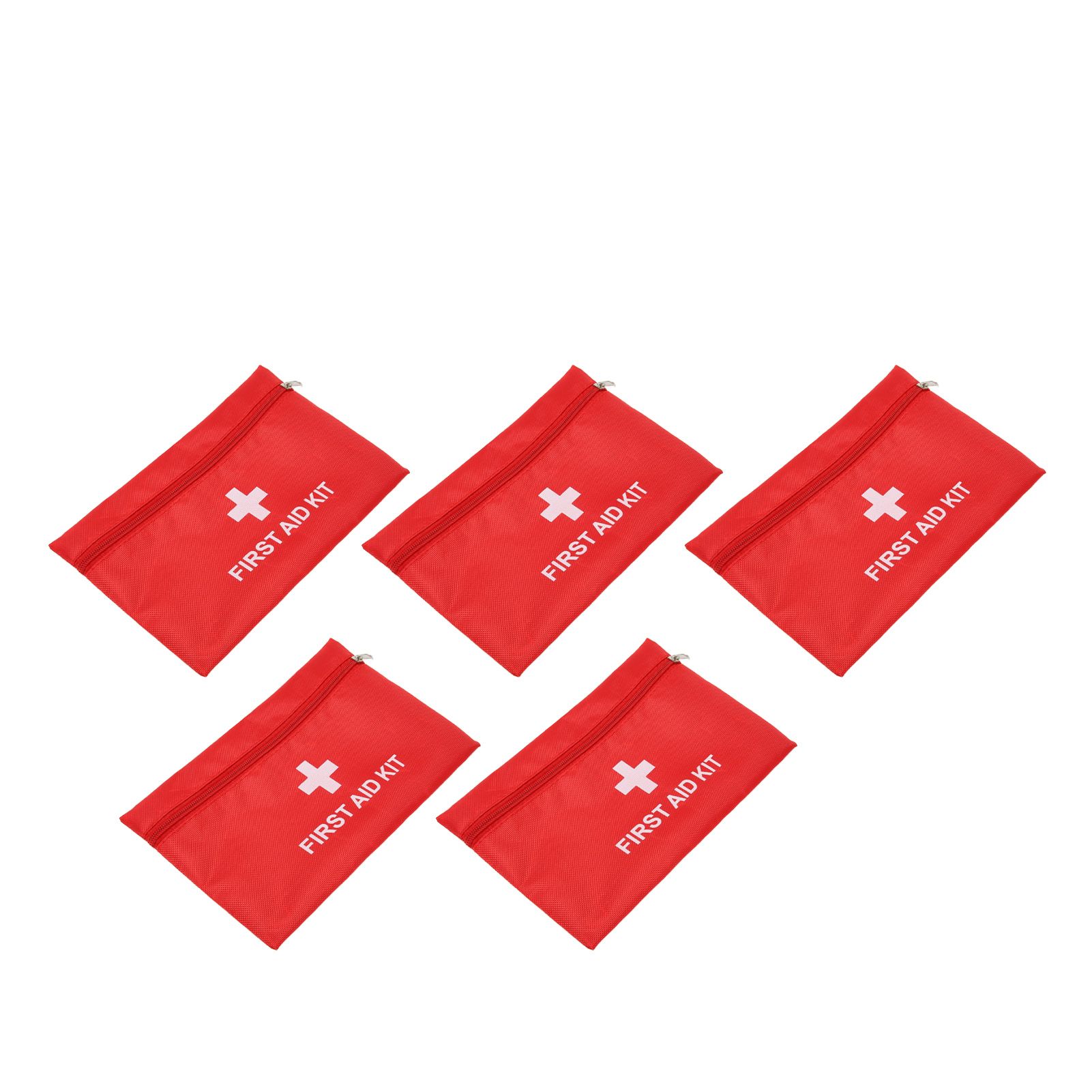 5Pcs/Set Potable Medicine Bag Empty Aid Case Rescue Pouch Waterproof Nylon Red view 9