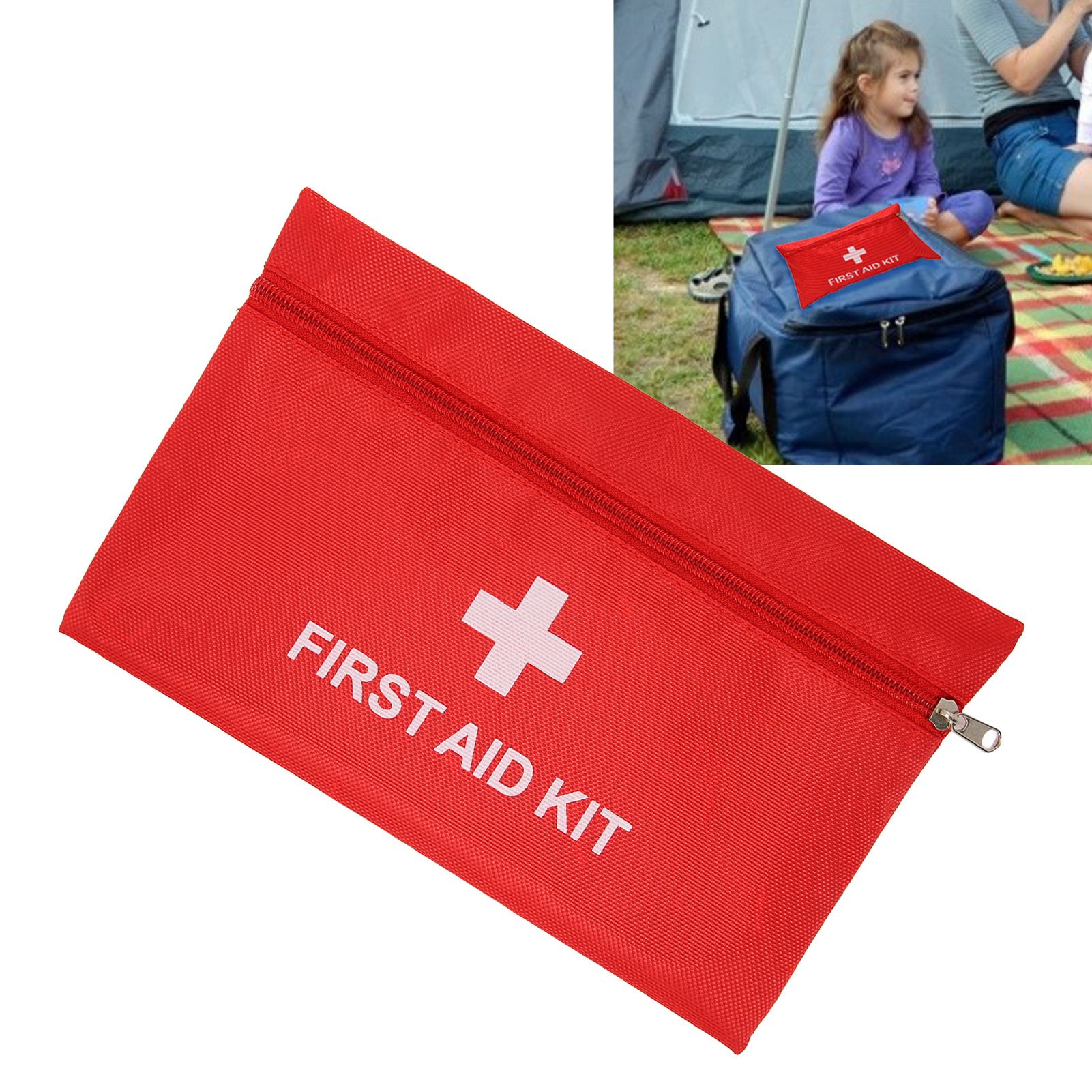 5Pcs/Set Potable Medicine Bag Empty Aid Case Rescue Pouch Waterproof Nylon Red view 11