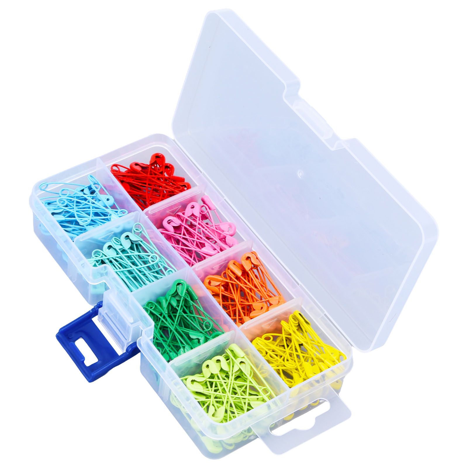 240Pcs Colorful Safety Pins 32mm Stainless Steel Safety Pins Mini DIY Sewing view 2