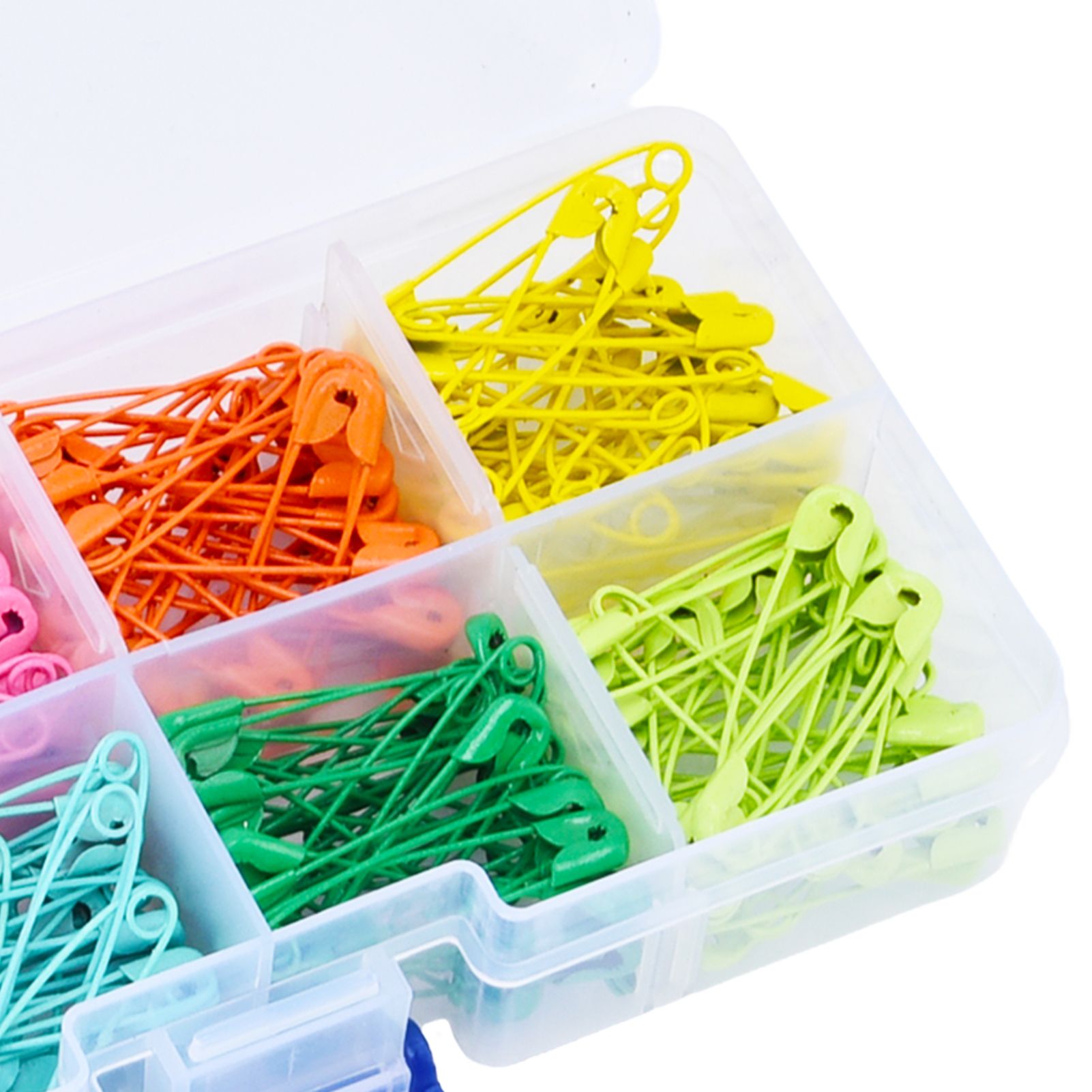 240Pcs Colorful Safety Pins 32mm Stainless Steel Safety Pins Mini DIY Sewing view 14