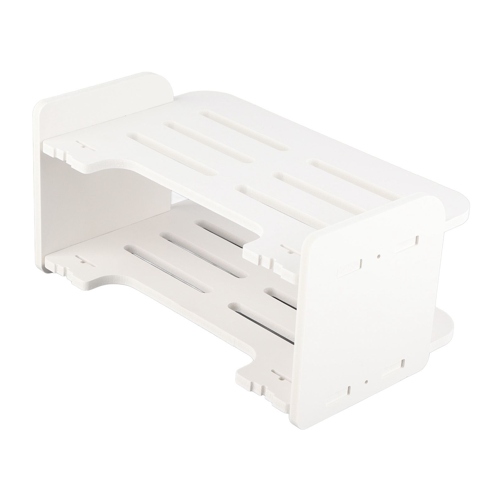 Set Top Box Shelf Free Punch Storage Rack Decorative Partition with Anti view 6