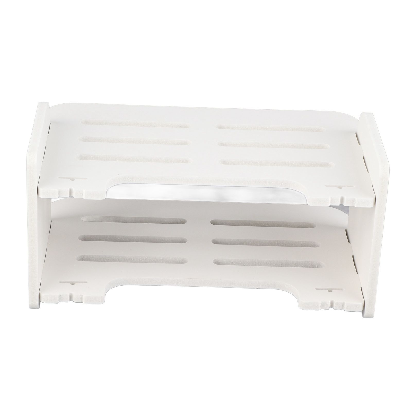 Set Top Box Shelf Free Punch Storage Rack Decorative Partition with Anti view 7