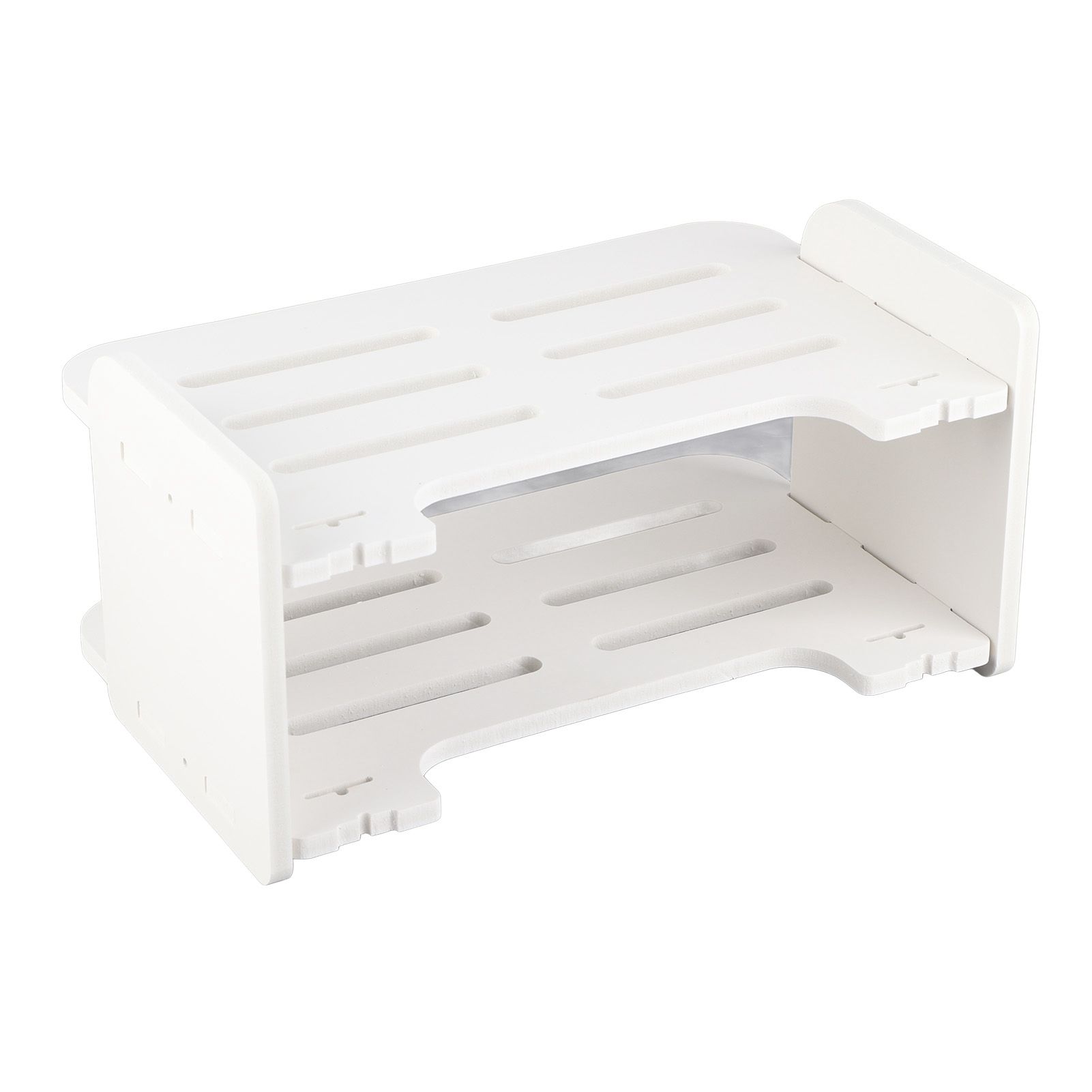 Set Top Box Shelf Free Punch Storage Rack Decorative Partition with Anti view 8