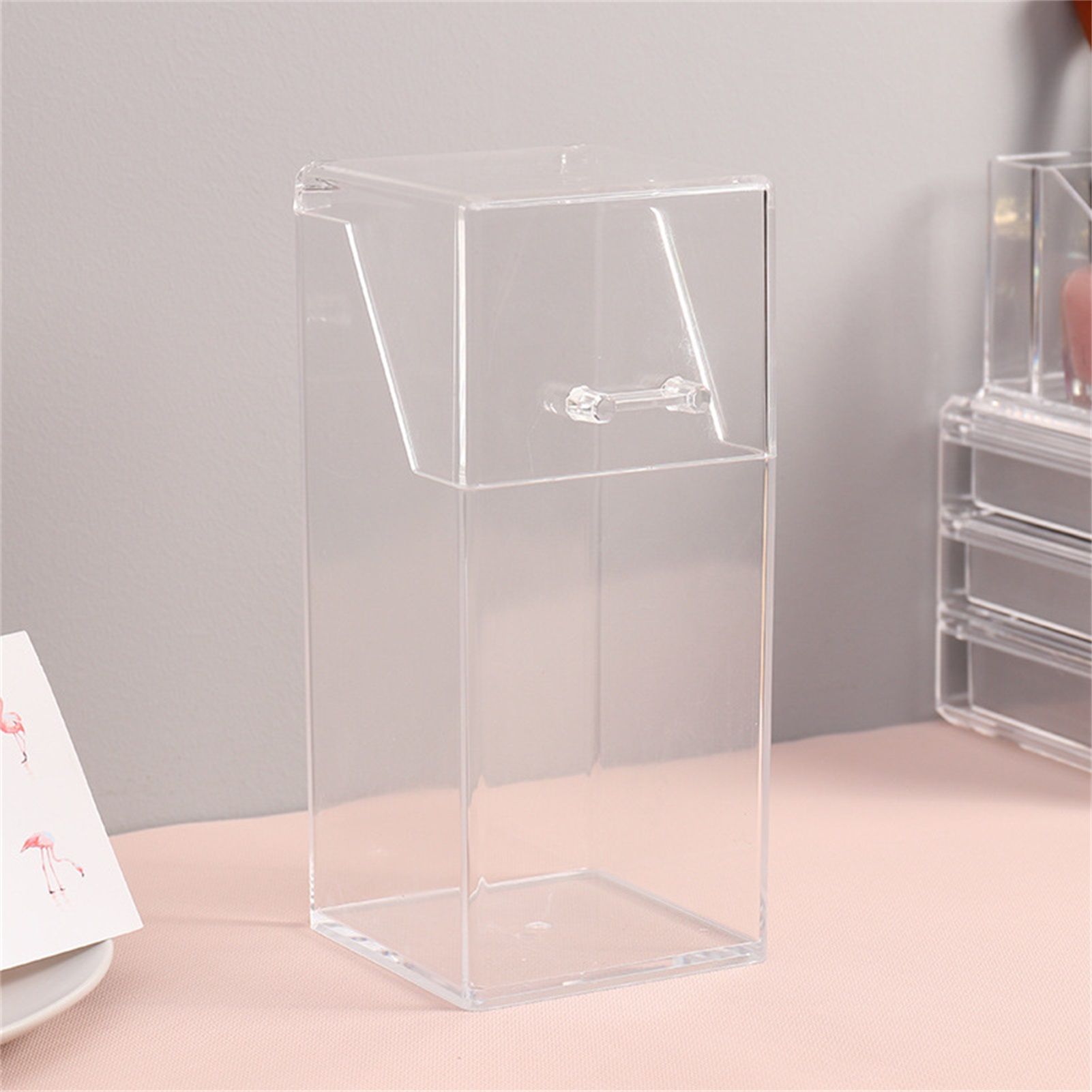 Makeup Brush Holders Multipurpose Acrylic Makeup Storage Box for Bathroom view 2