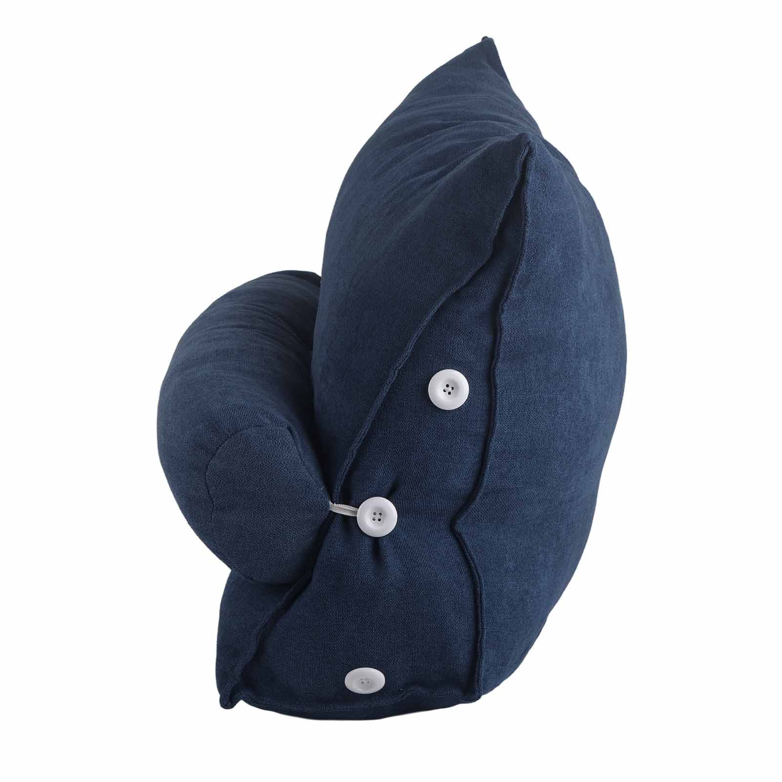 Large Backrest 60x22x50cm Triangular Design Detachable Soft Comfortable view 4