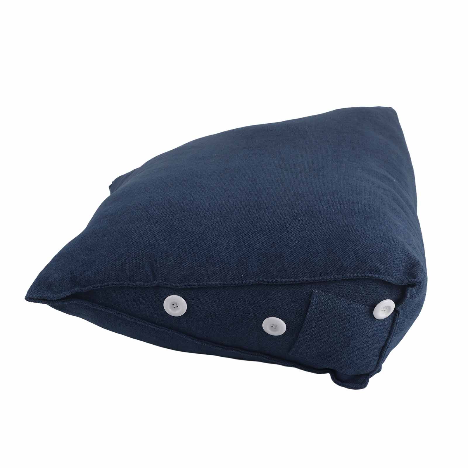 Large Backrest 60x22x50cm Triangular Design Detachable Soft Comfortable view 7