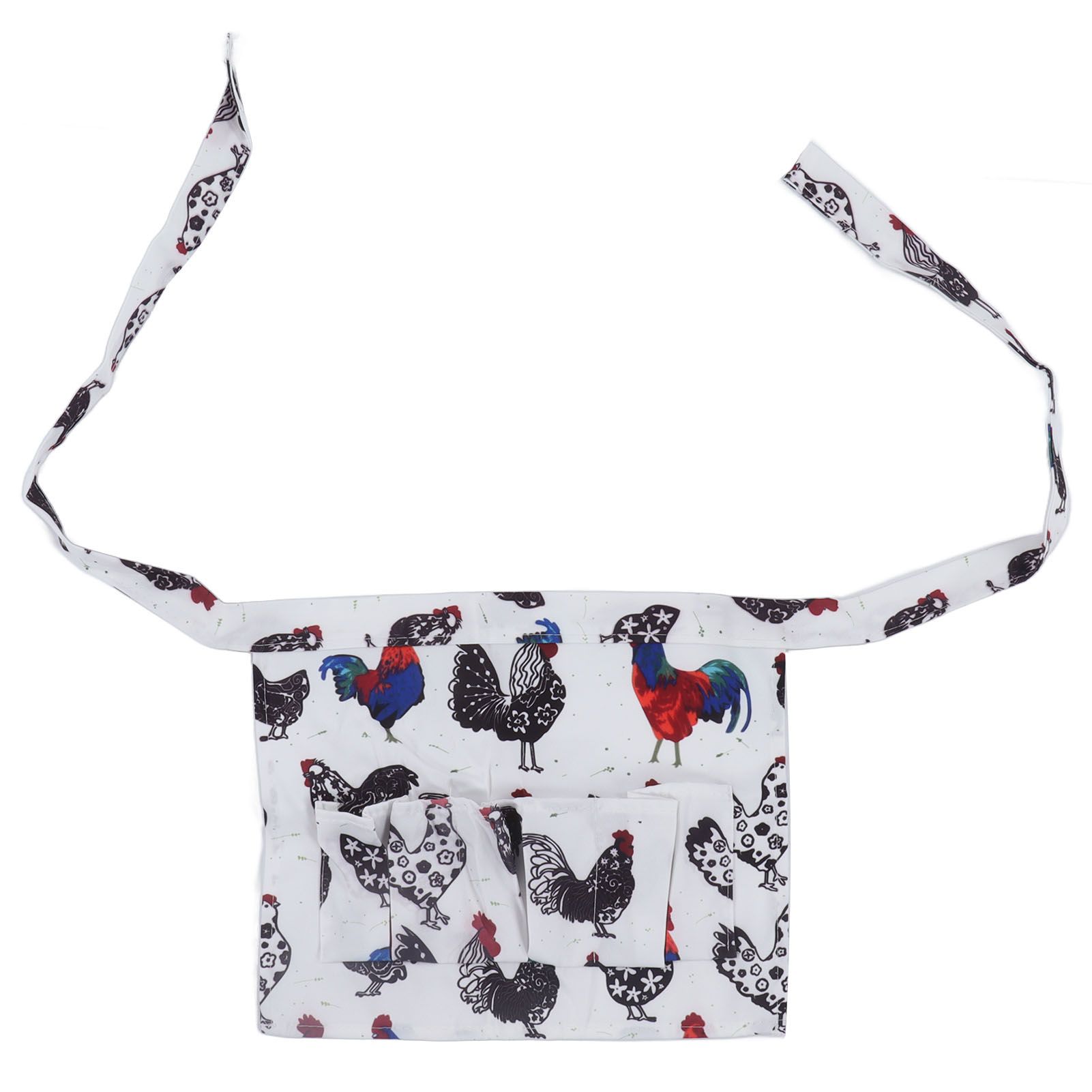 Egg Collection Apron 3 Pockets Hands Free Eggs Gathering Holding Apron for