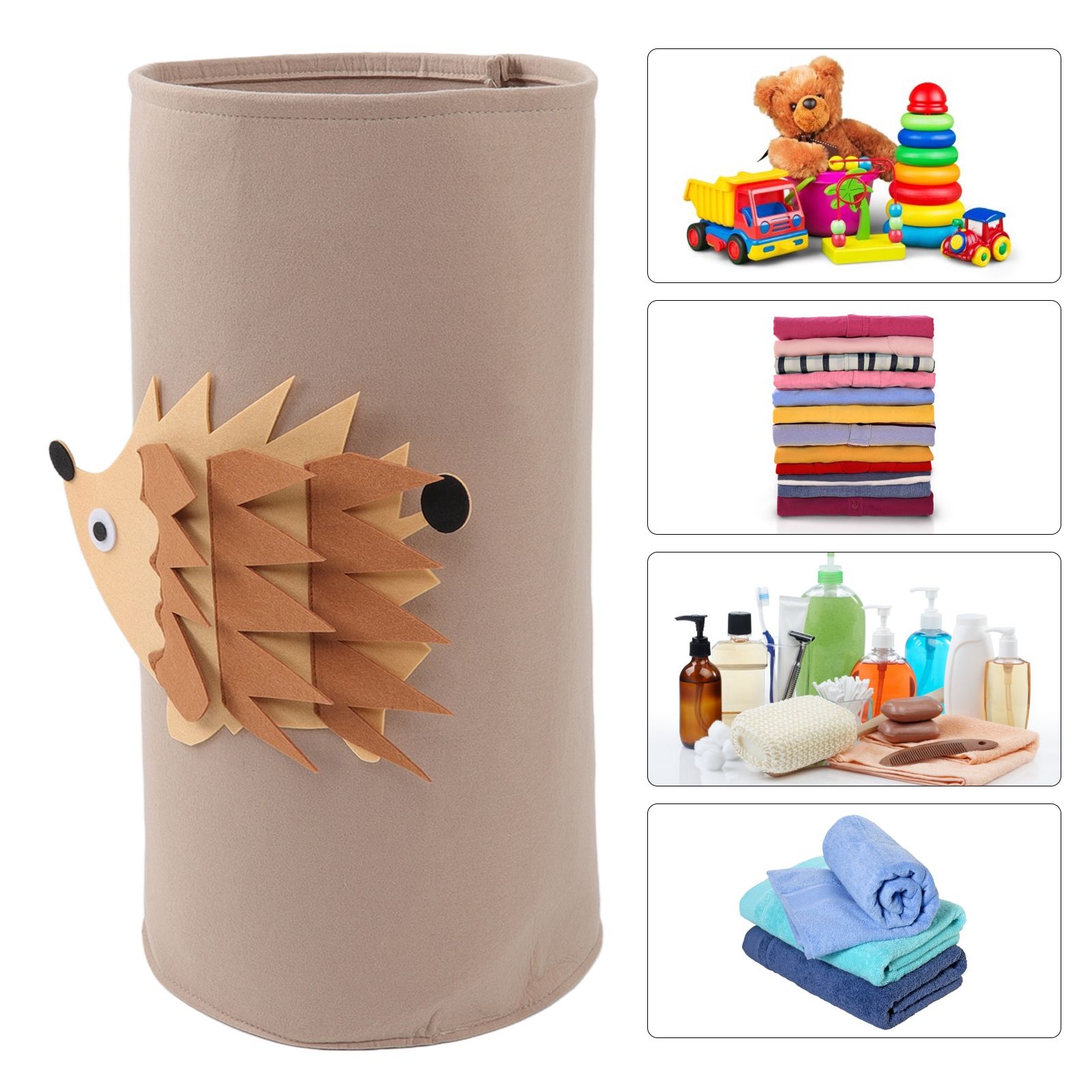 Cotton Laundry Hamper Thickened Cartoon Animal Children's Toys Household view 11